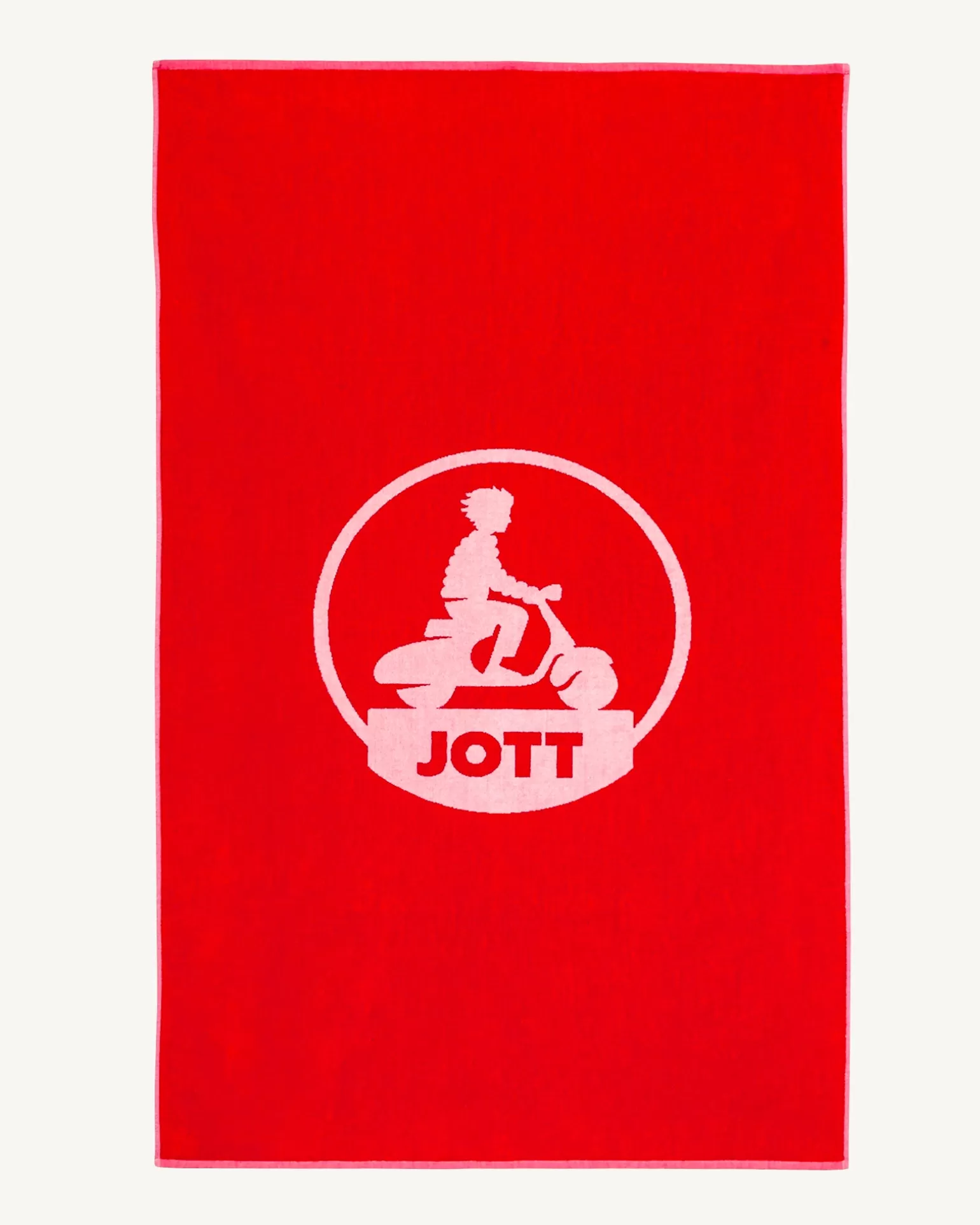 Accessoires*JOTT Serviette De Plage En Eponge Rouge Vif Beach 318 Fire Red