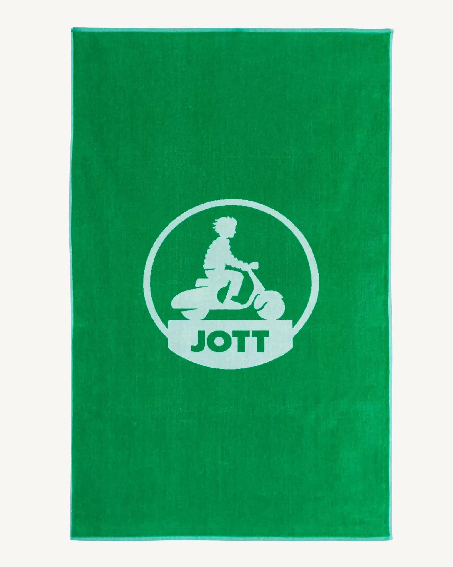 Accessoires*JOTT Serviette De Plage En Eponge Vert Beach 243 Poppy Green