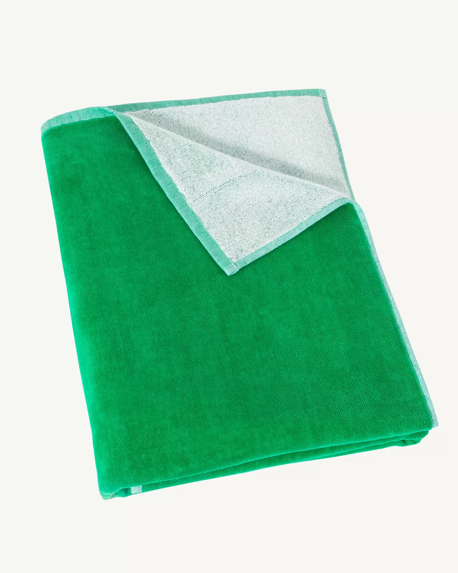 Accessoires*JOTT Serviette De Plage En Eponge Vert Beach 243 Poppy Green