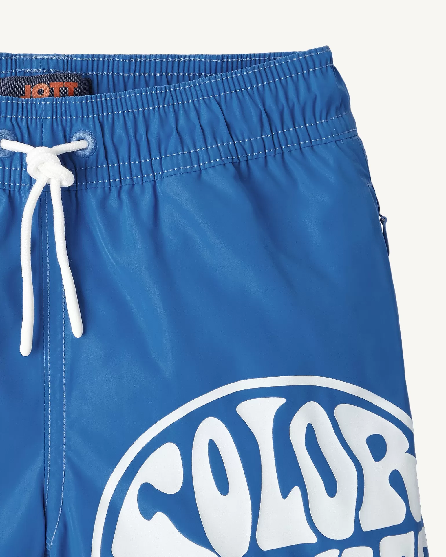 Vêtements*JOTT Short De Bain Azur/Funday Blanc Enfant Cassis 1833 Azure / Funday White