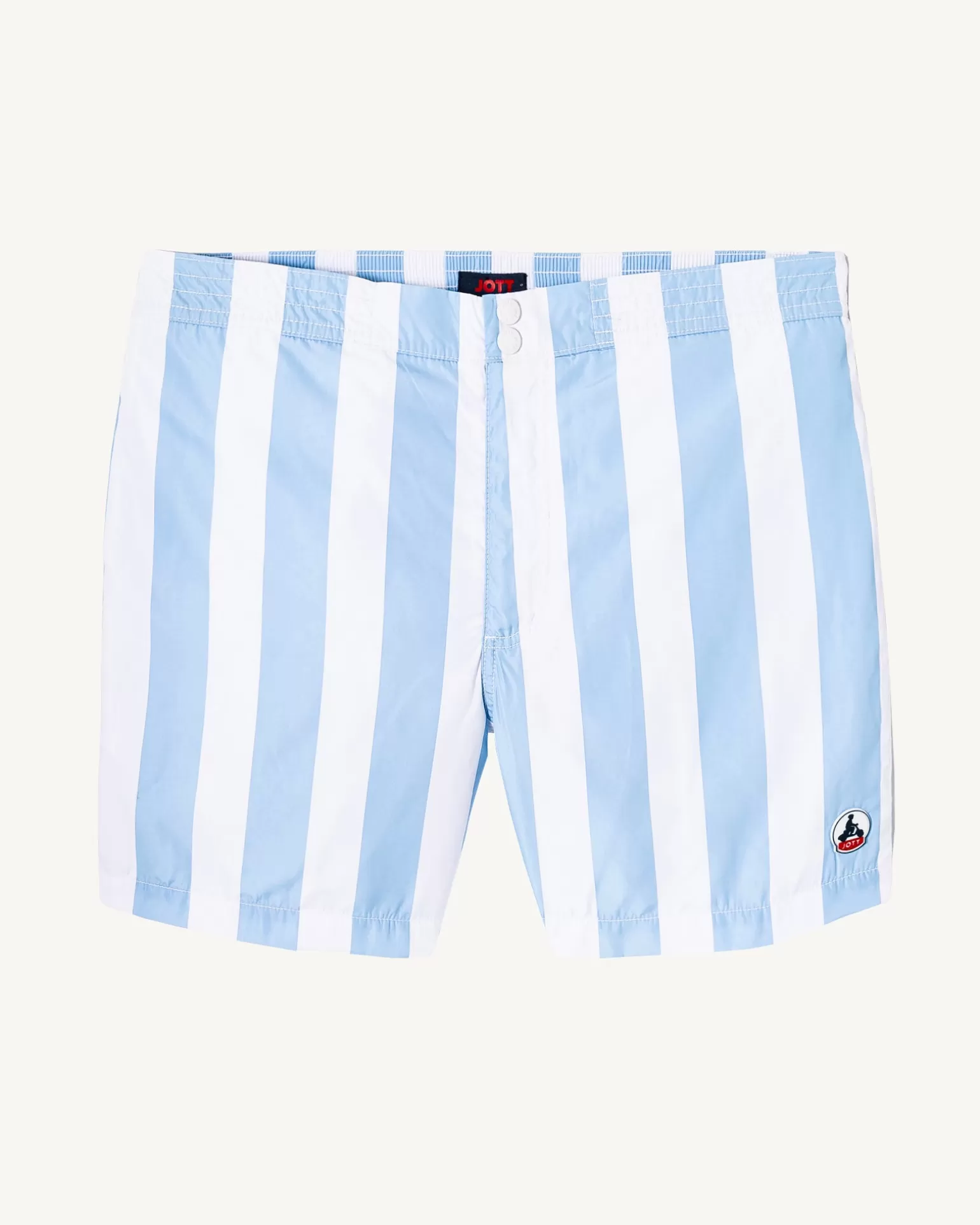 Vêtements*JOTT Short De Bain Rayure Bleu Clair/Blanc Dov 1800 Stripe Soft Blue/White