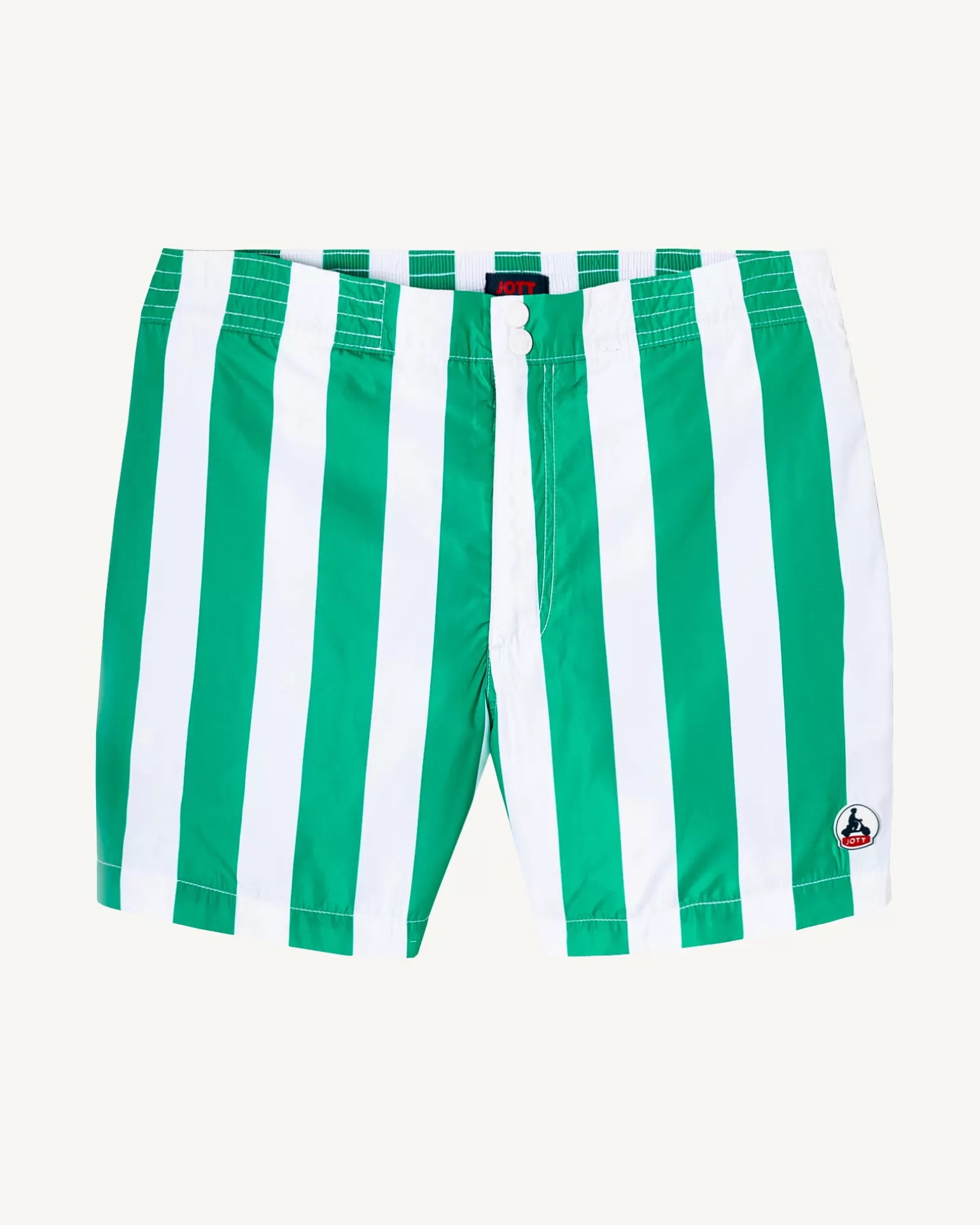 Vêtements*JOTT Short De Bain Rayure Vert/Blanc Dov 2431 Stripe Poppy Green/White