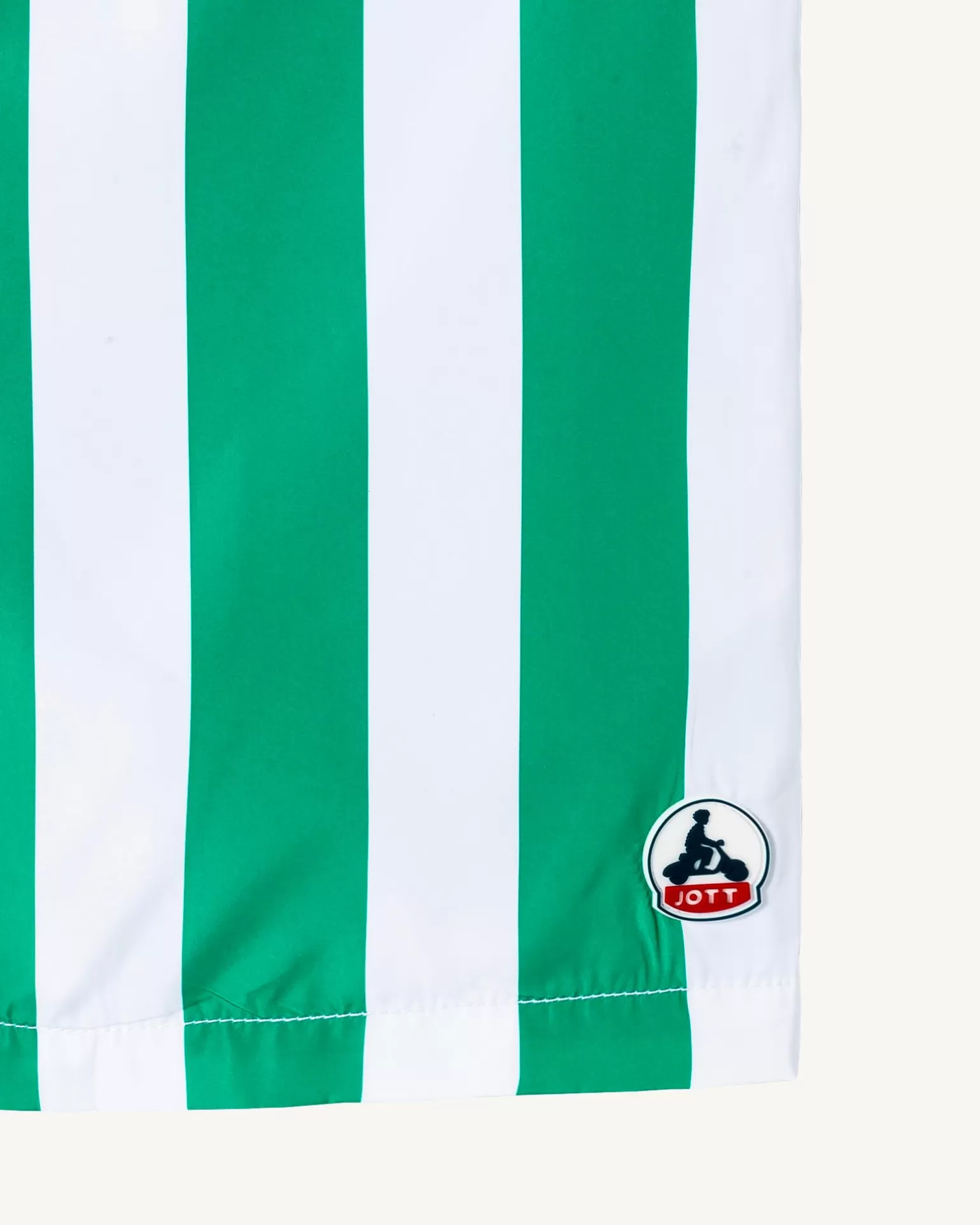 Vêtements*JOTT Short De Bain Rayure Vert/Blanc Dov 2431 Stripe Poppy Green/White
