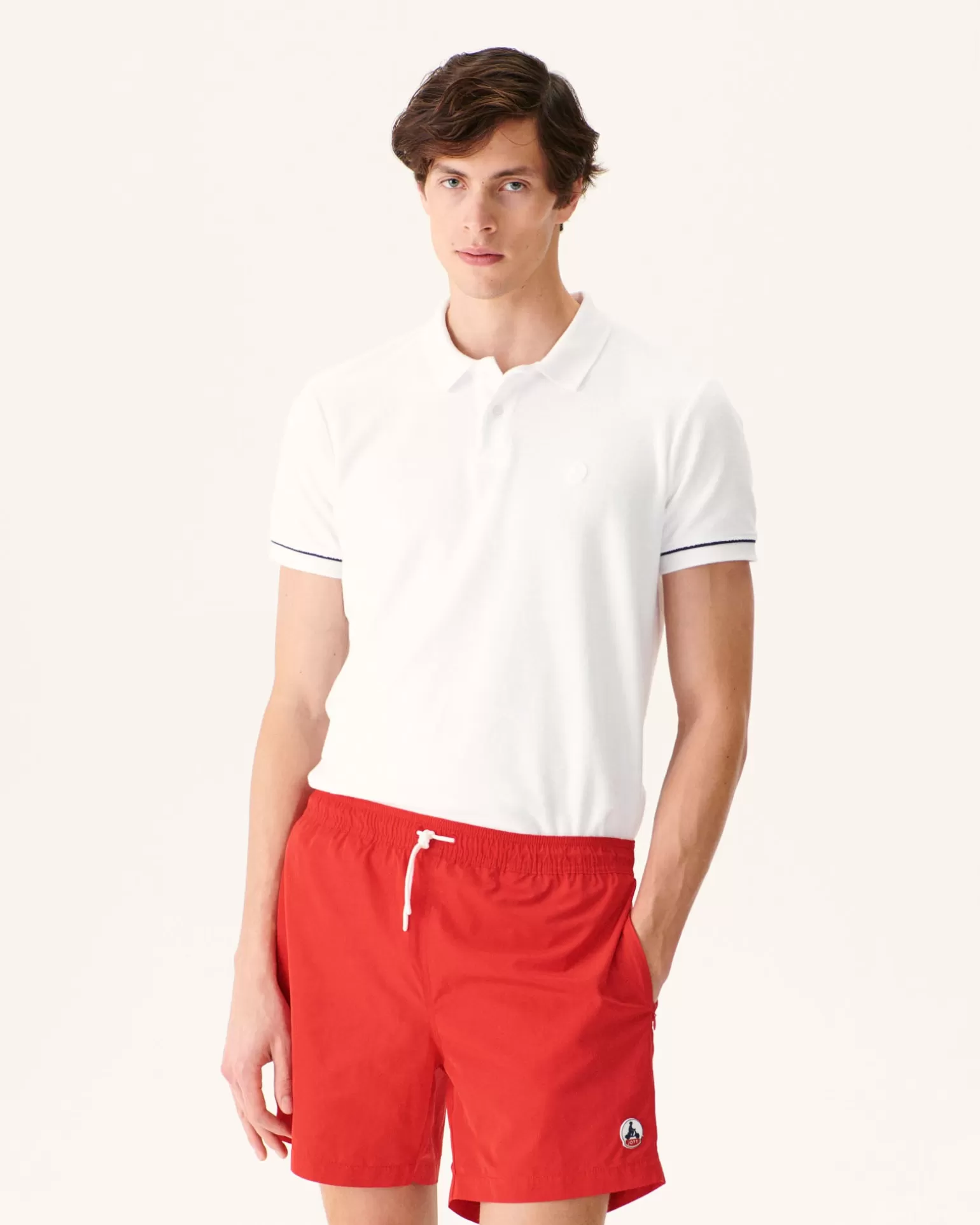 Vêtements*JOTT Short De Bain Rouge Vif Biarritz 318 Fire Red