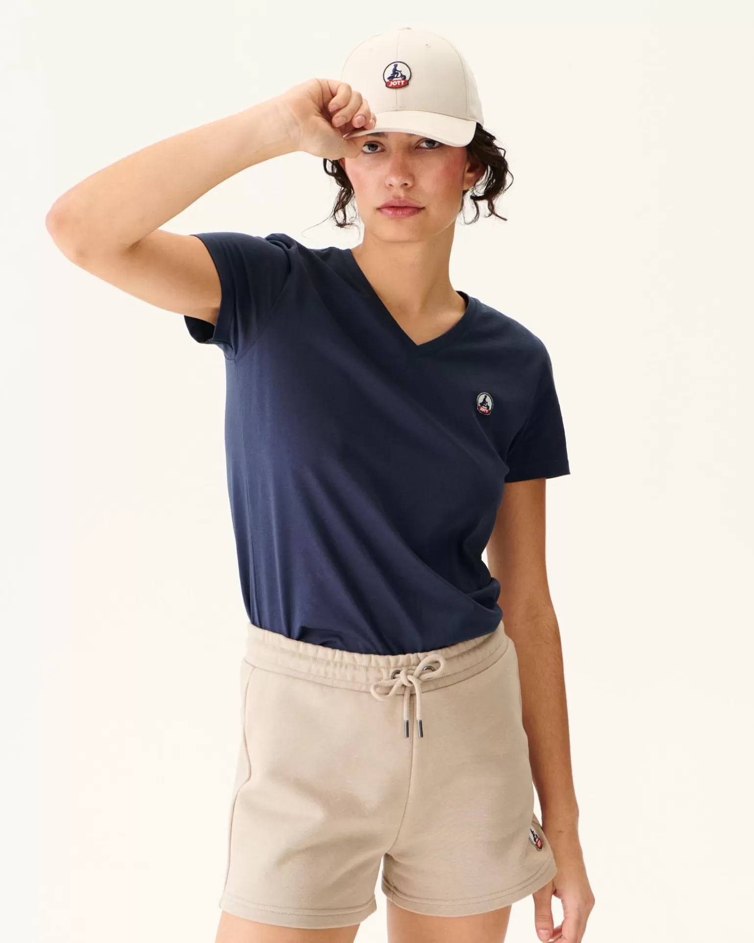 Vêtements*JOTT Short En Coton Biologique Beige Barcelona 804 Beige
