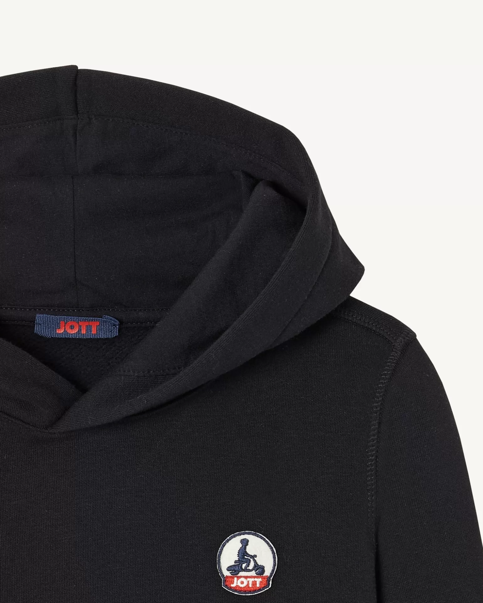 Vêtements*JOTT Sweat A Capuche Enfant En Coton Biologique Noir Bilbao 999 Black