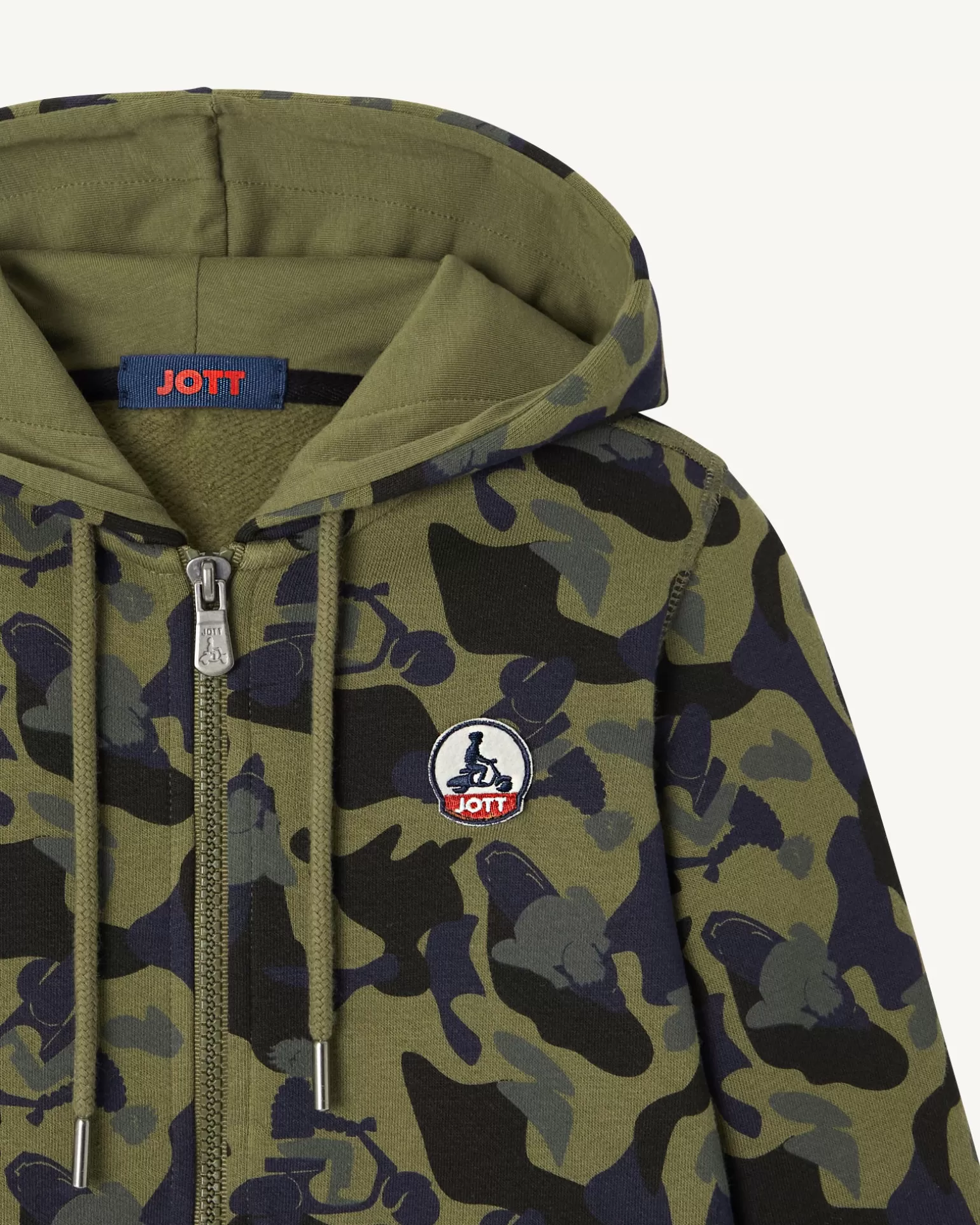 Vêtements*JOTT Sweat A Capuche Enfant Print Militaire Tijuana 277 Print Militaire