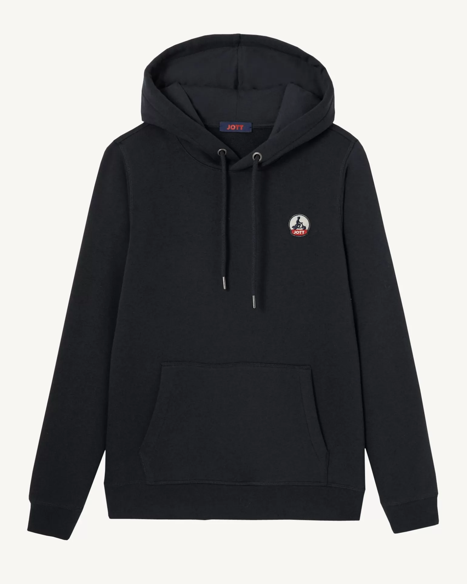 Vêtements*JOTT Sweat A Capuche Femme En Coton Biologique Noir Livia 999 Black