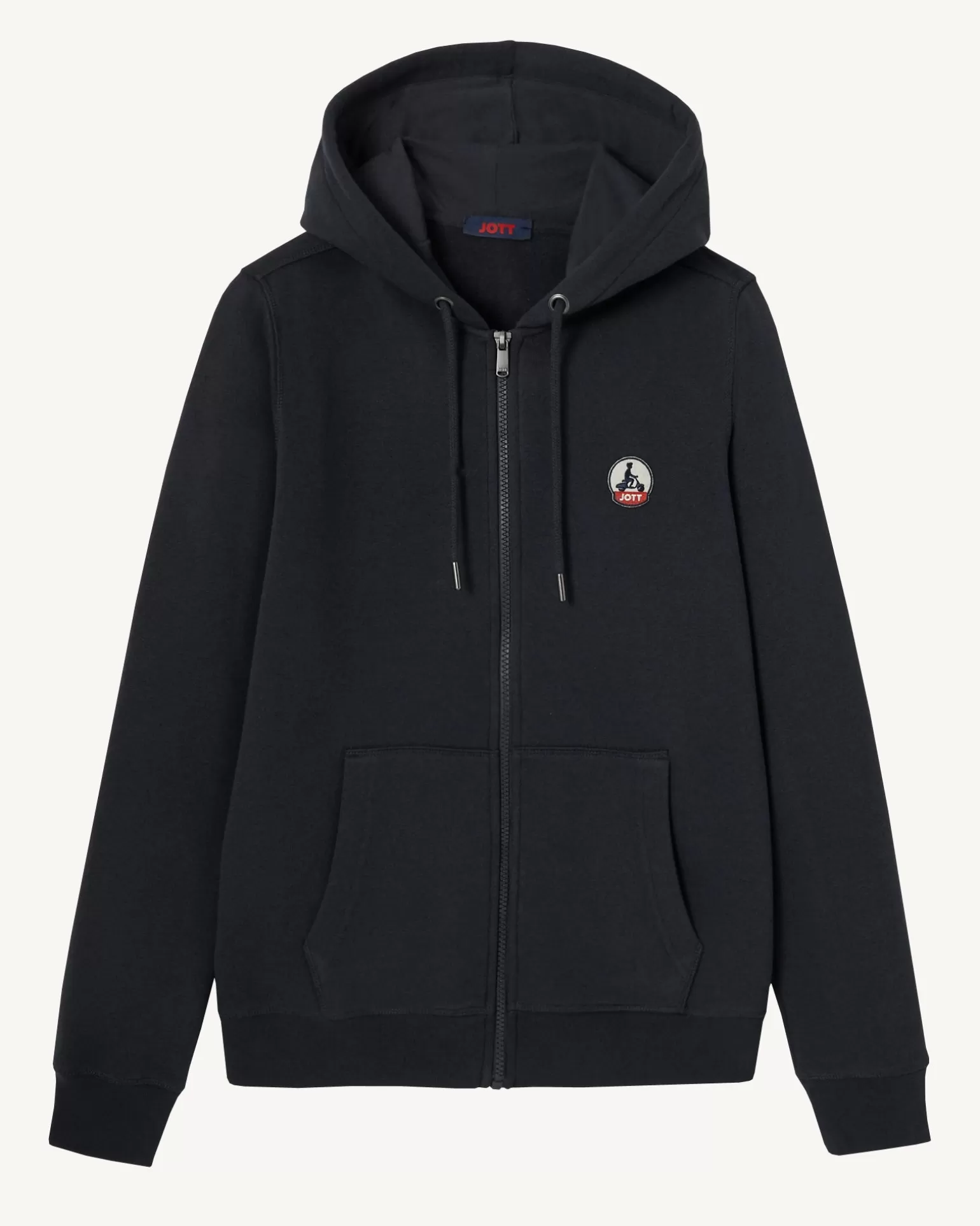 Vêtements*JOTT Sweat A Capuche Femme En Coton Biologique Noir Oaxaca 999 Black
