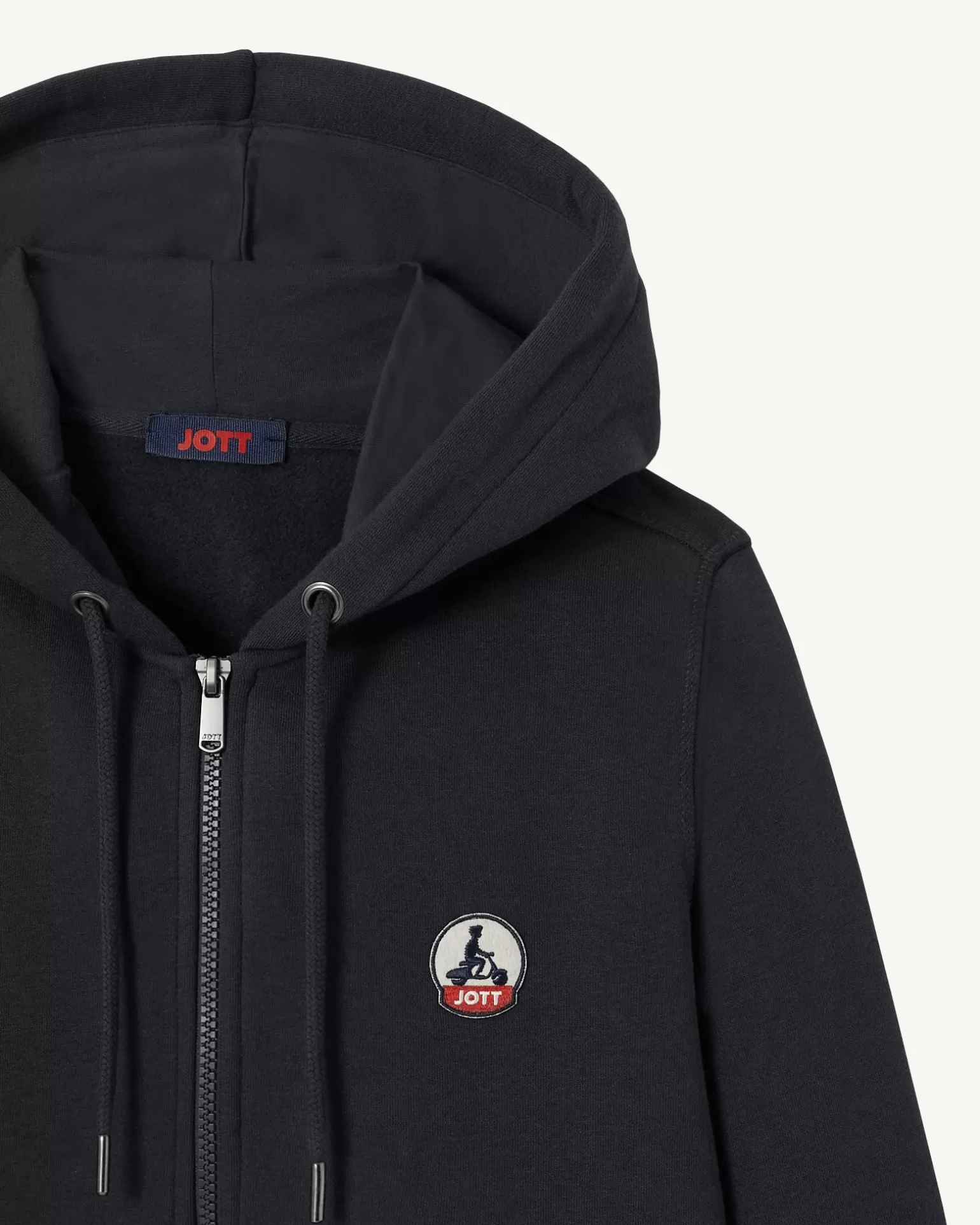 Vêtements*JOTT Sweat A Capuche Femme En Coton Biologique Noir Oaxaca 999 Black