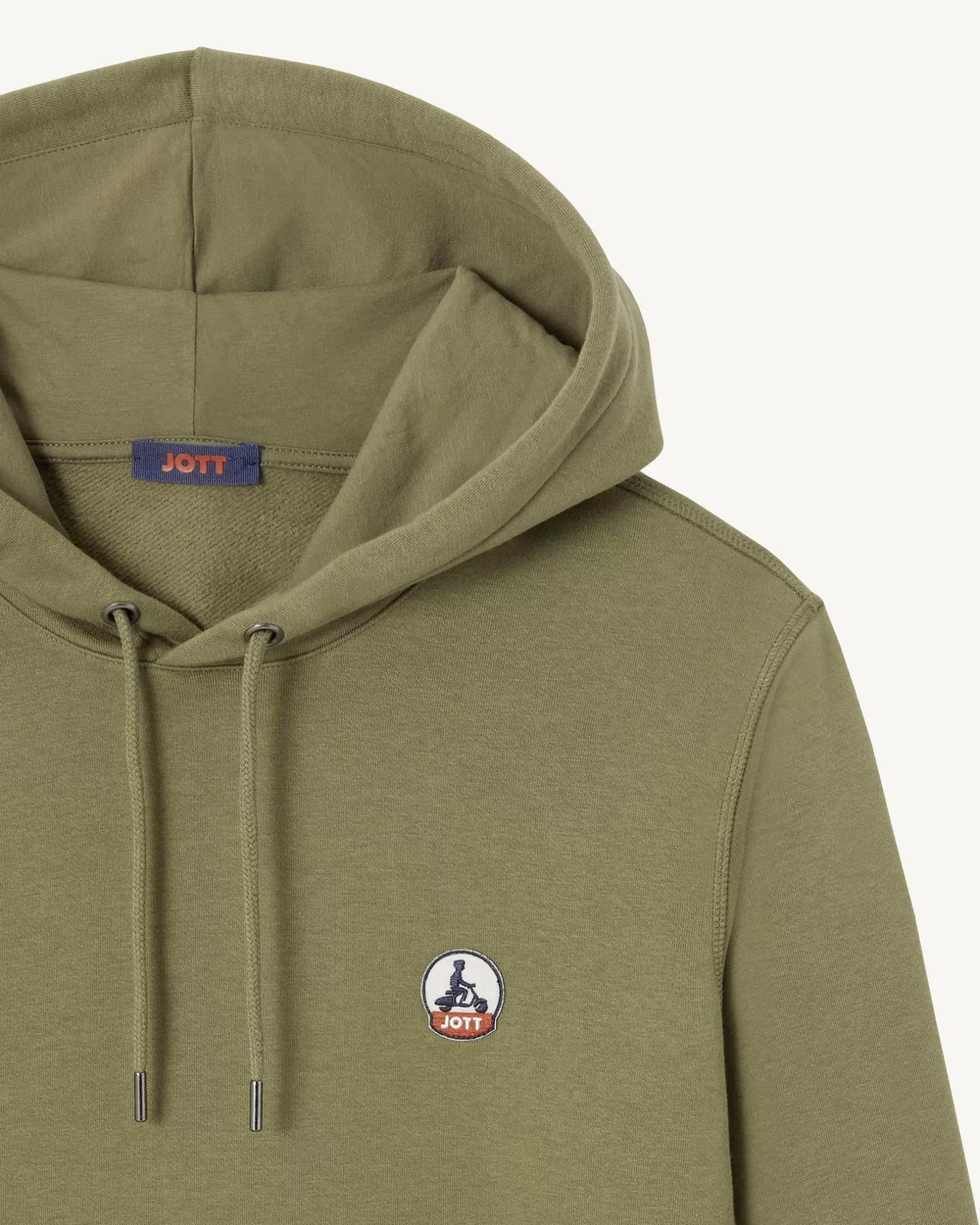 Vêtements*JOTT Sweat A Capuche Homme En Coton Biologique Army Mataro 255 Army