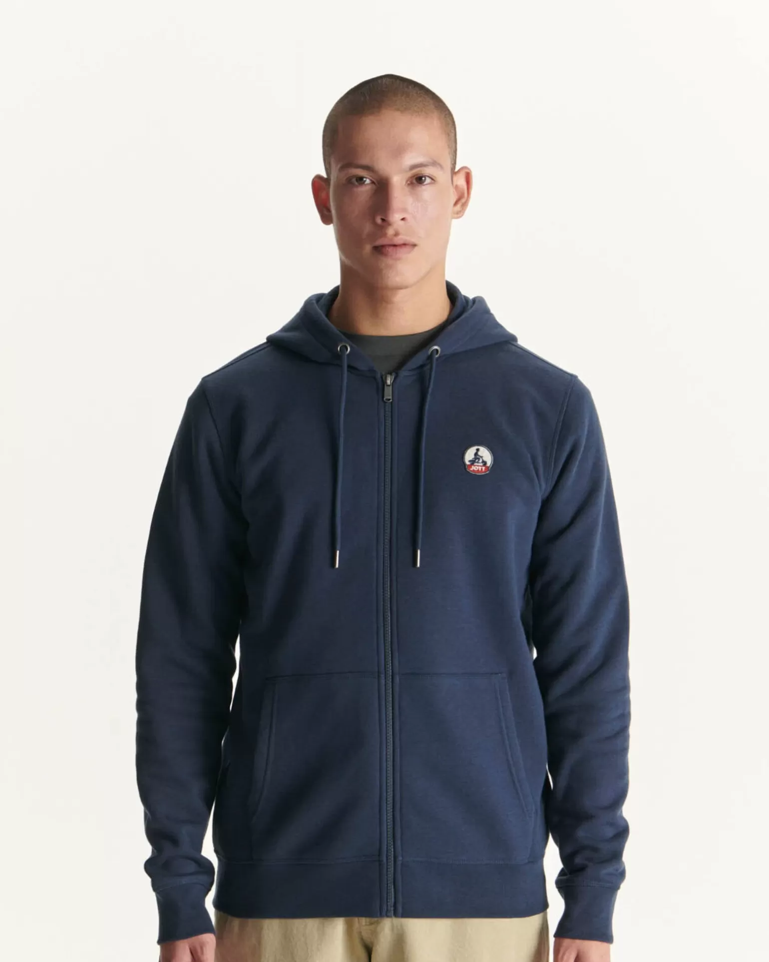 Vêtements*JOTT Sweat A Capuche Homme En Coton Biologique Marine Mexico 104 Navy