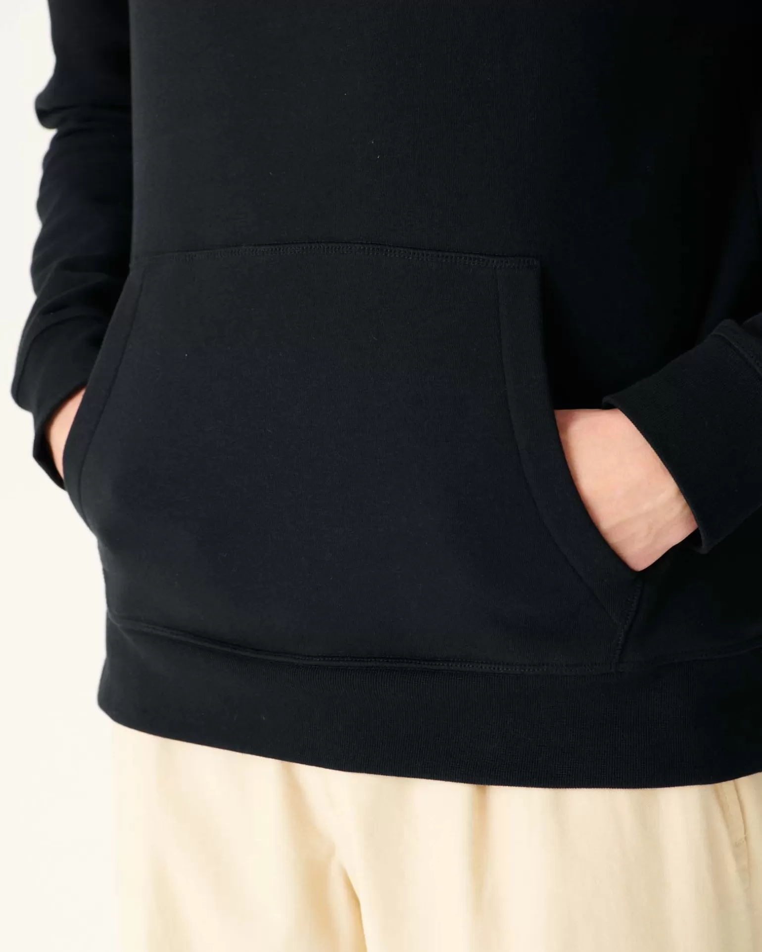 Vêtements*JOTT Sweat A Capuche Homme En Coton Biologique Noir Mataro 999 Black
