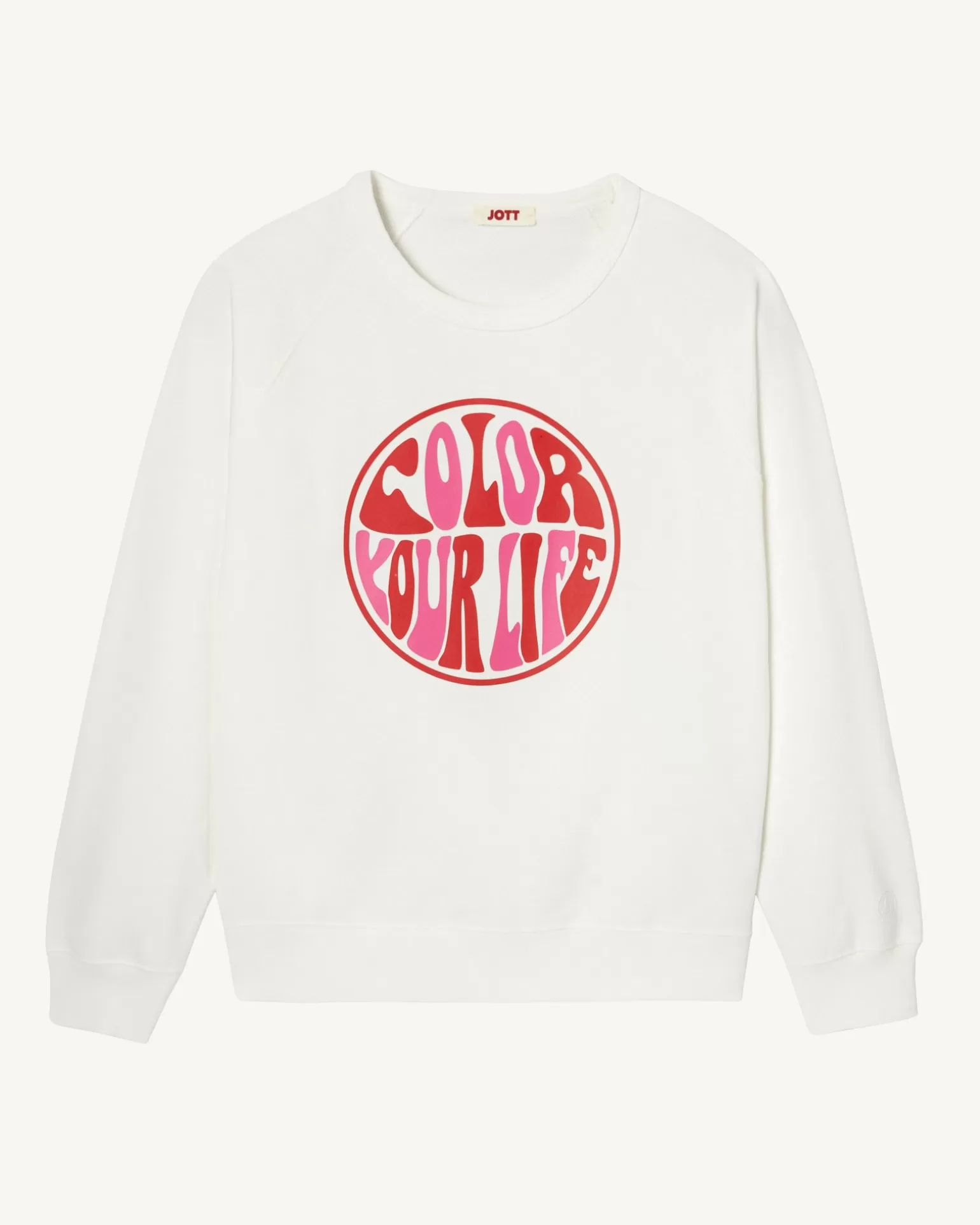 Vêtements*JOTT Sweat A Imprime Femme En Coton Biologique Blanc Parati 901 Blanc