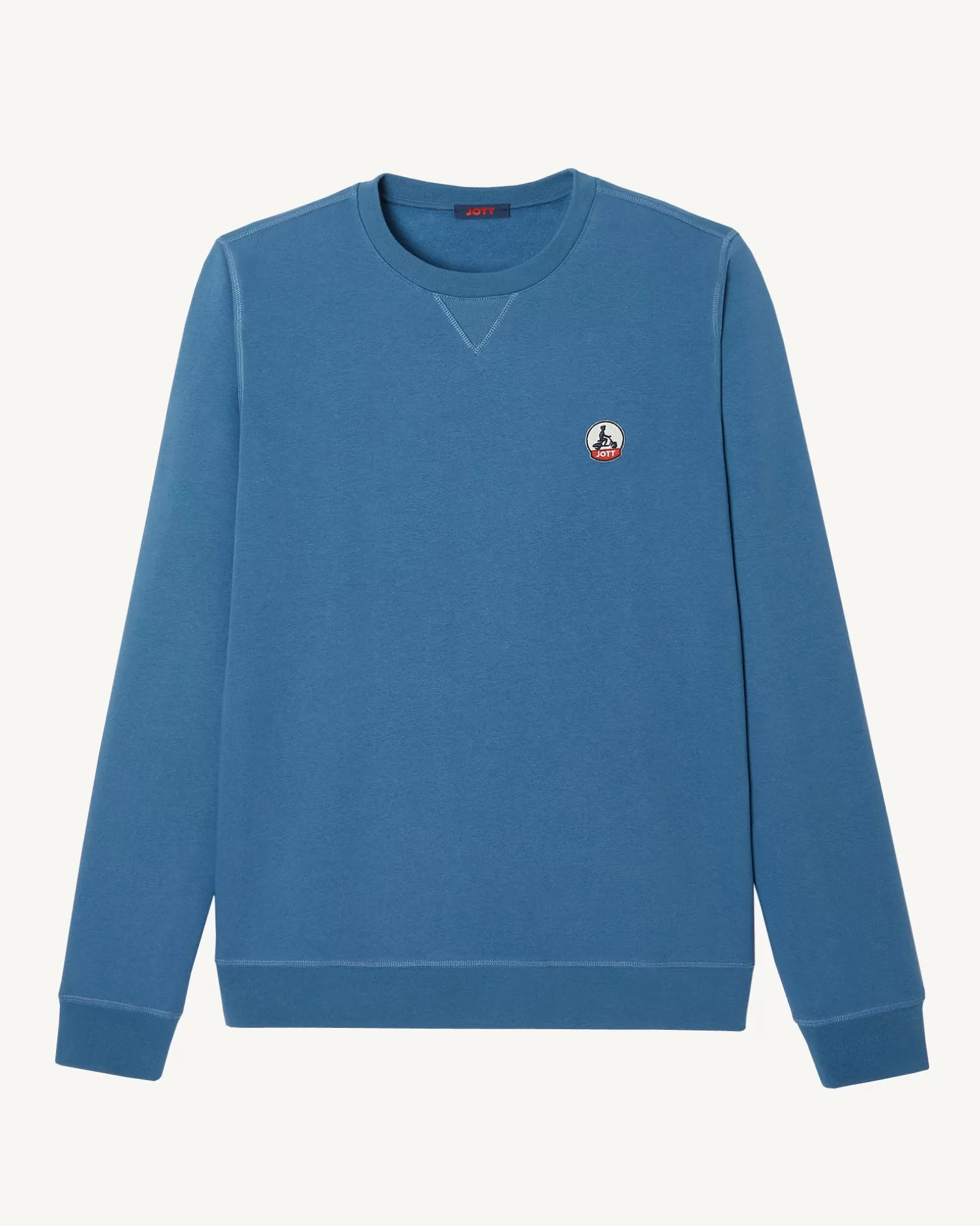 Vêtements*JOTT Sweat Homme En Coton Biologique Bleu Jeans Braga 140 Blue Jeans