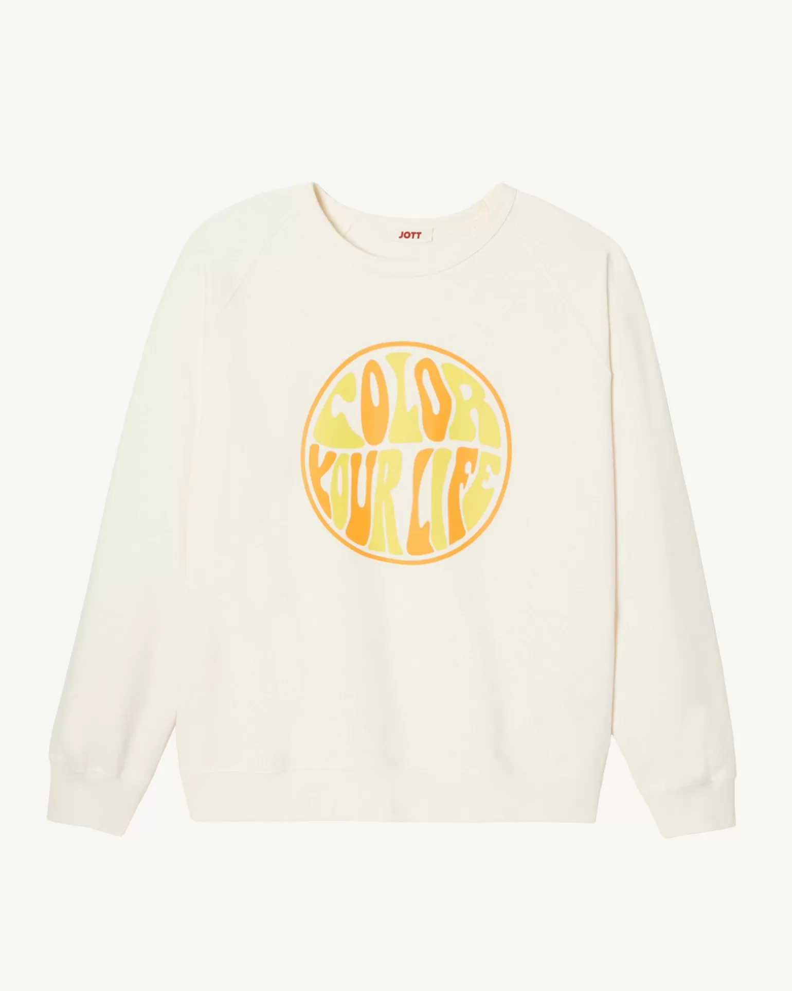 Vêtements*JOTT Sweat Homme En Coton Biologique Ecru Camino Funday 895 Off-White