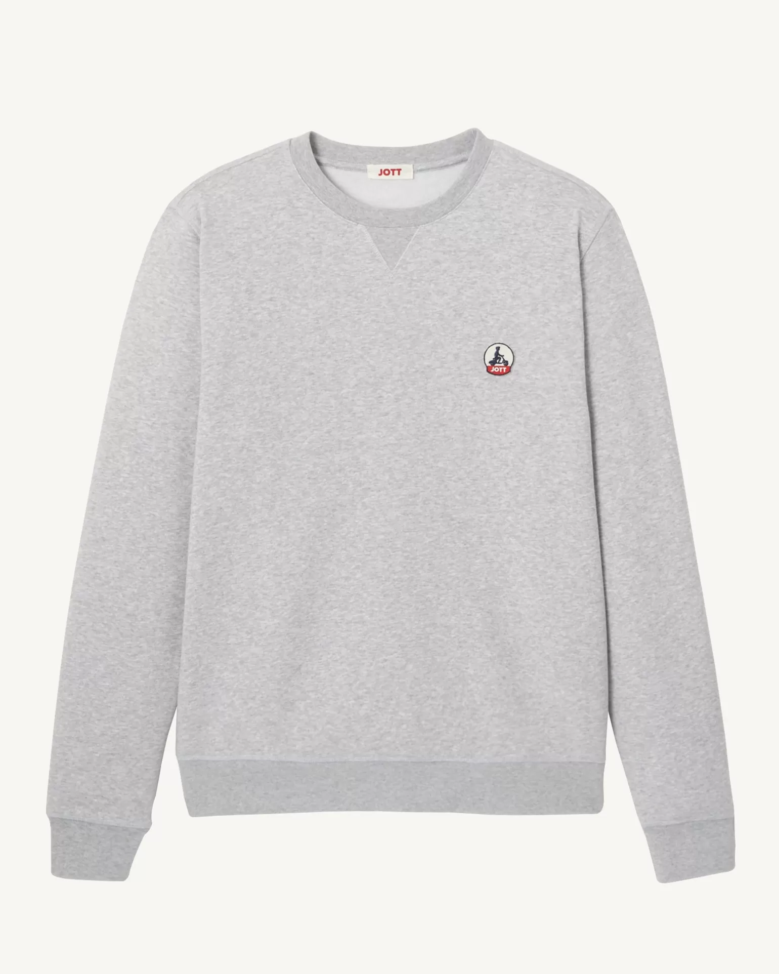 Vêtements*JOTT Sweat Homme En Coton Biologique Gris Chine Braga 514 Gris Chine