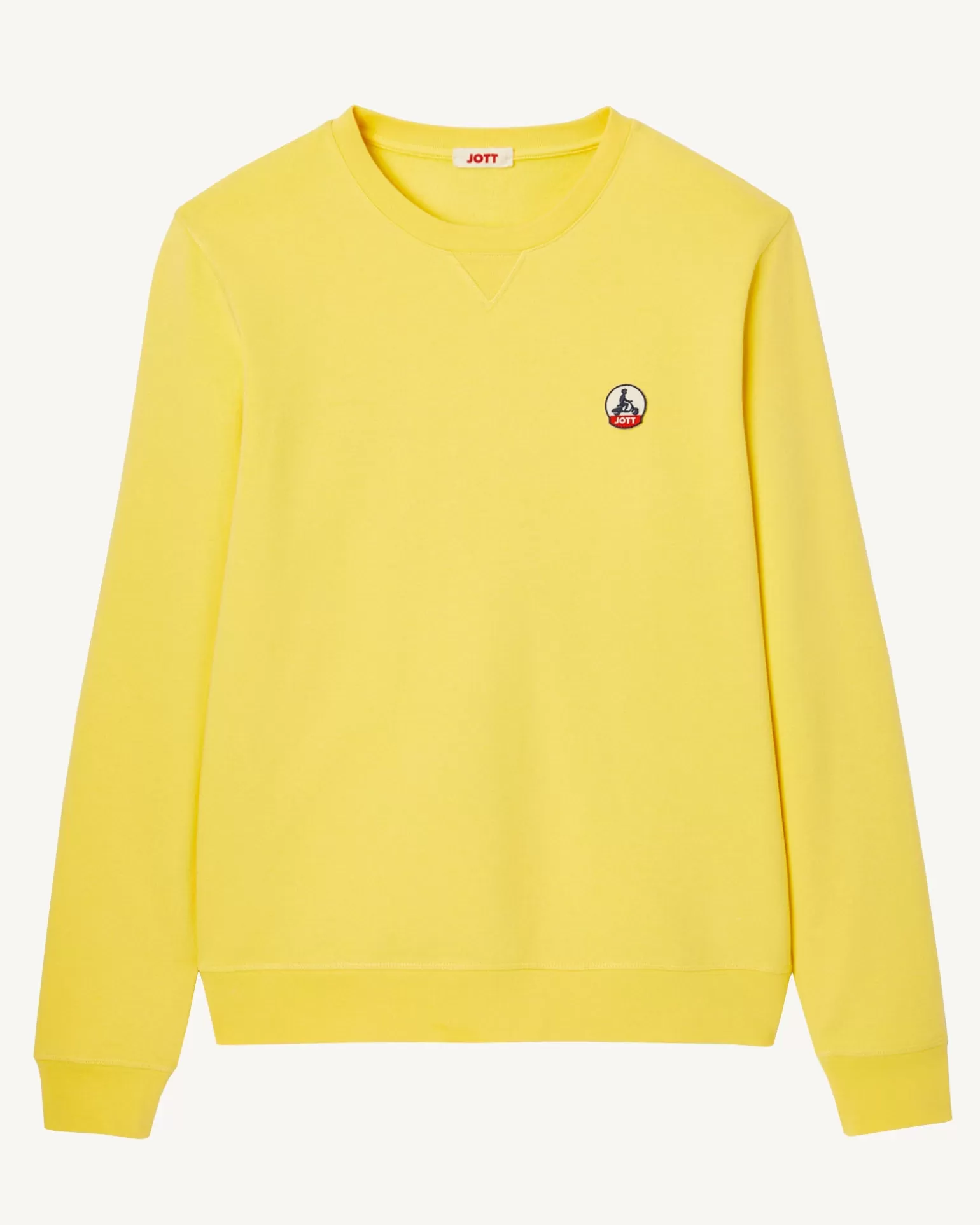 Vêtements*JOTT Sweat Homme En Coton Biologique Jaune Clair Braga 627 Soft Yellow