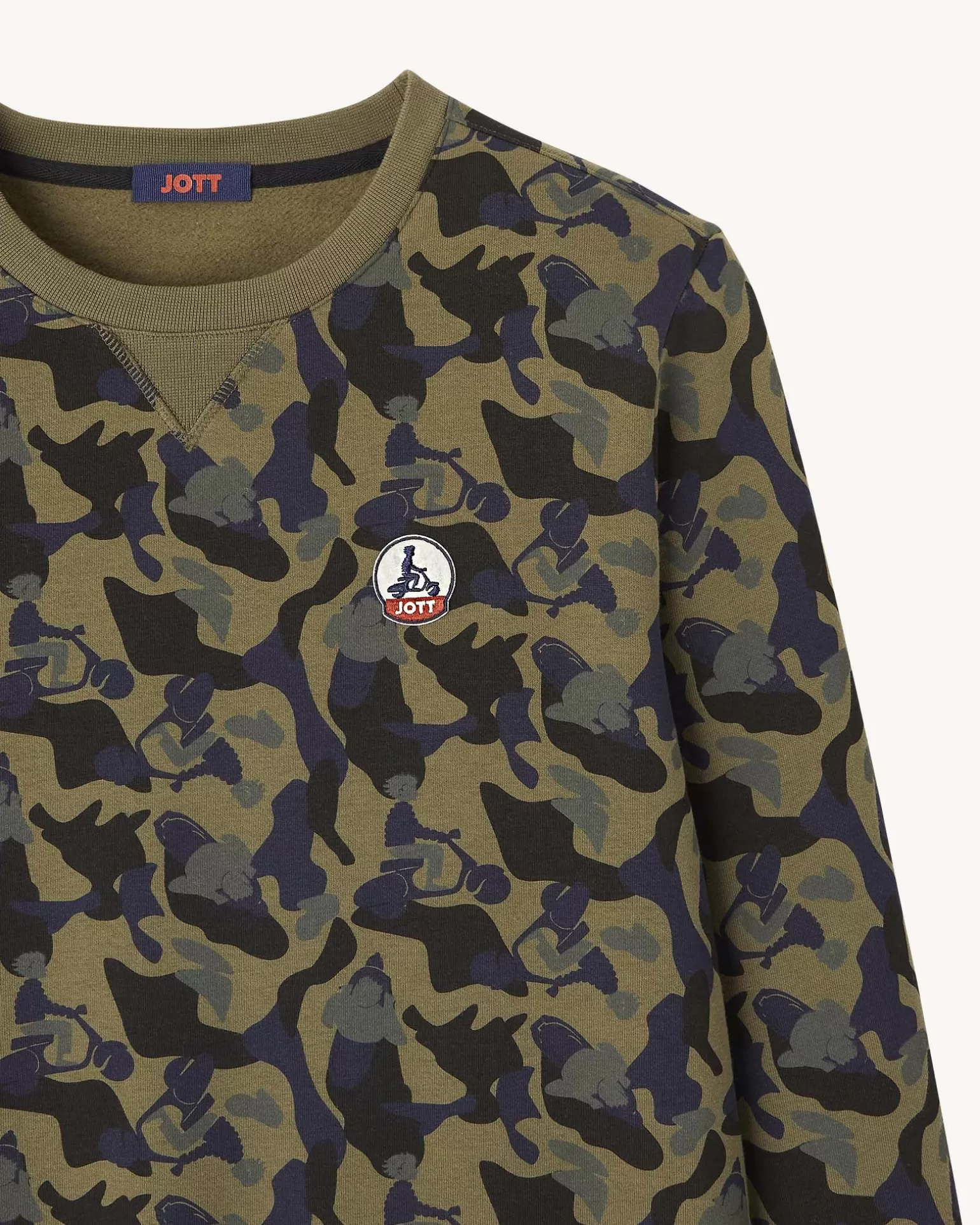 Vêtements*JOTT Sweat Homme Print Militaire Braga 277 Print Militaire