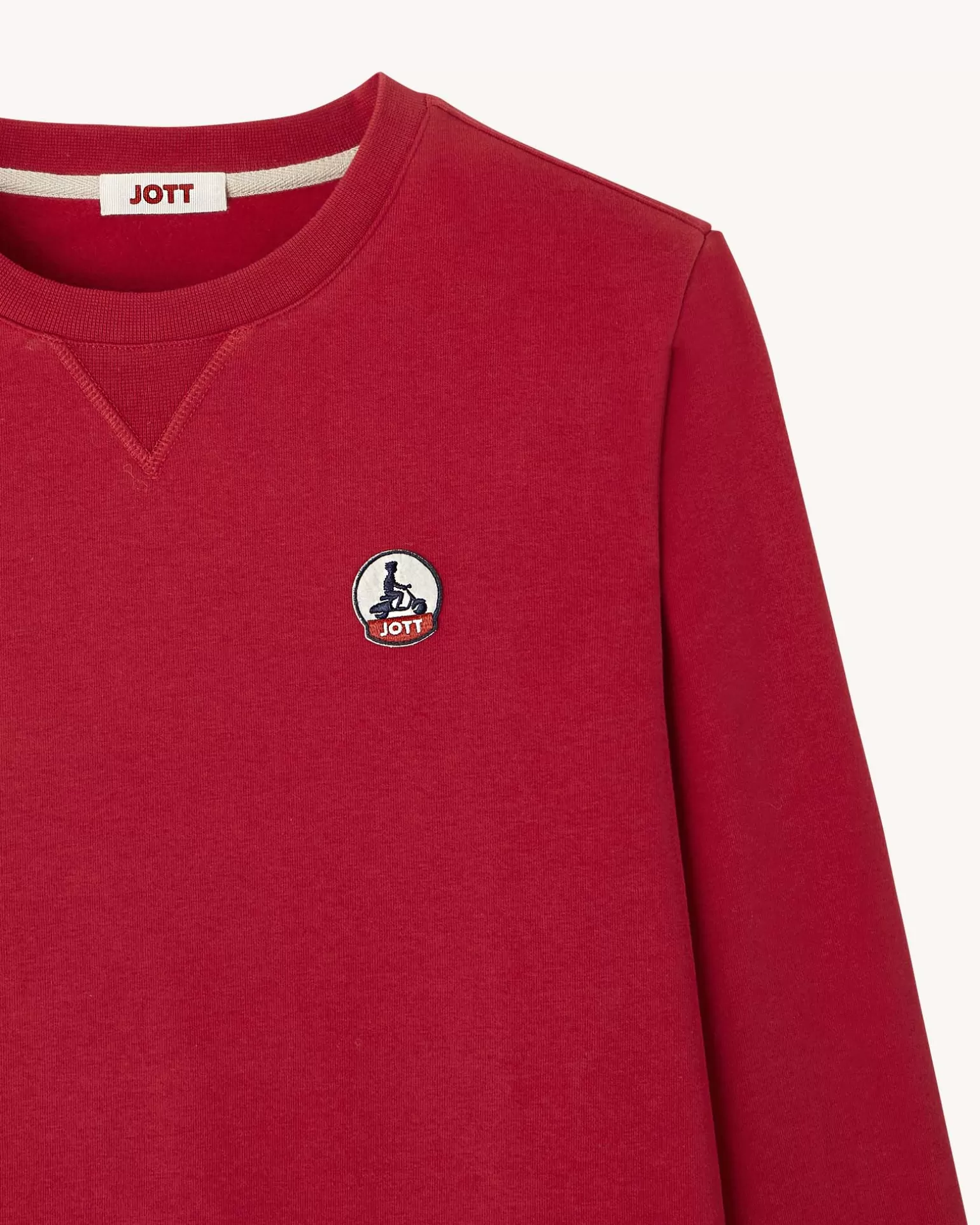 Vêtements*JOTT Sweat Homme Rouge Braga 300 Red