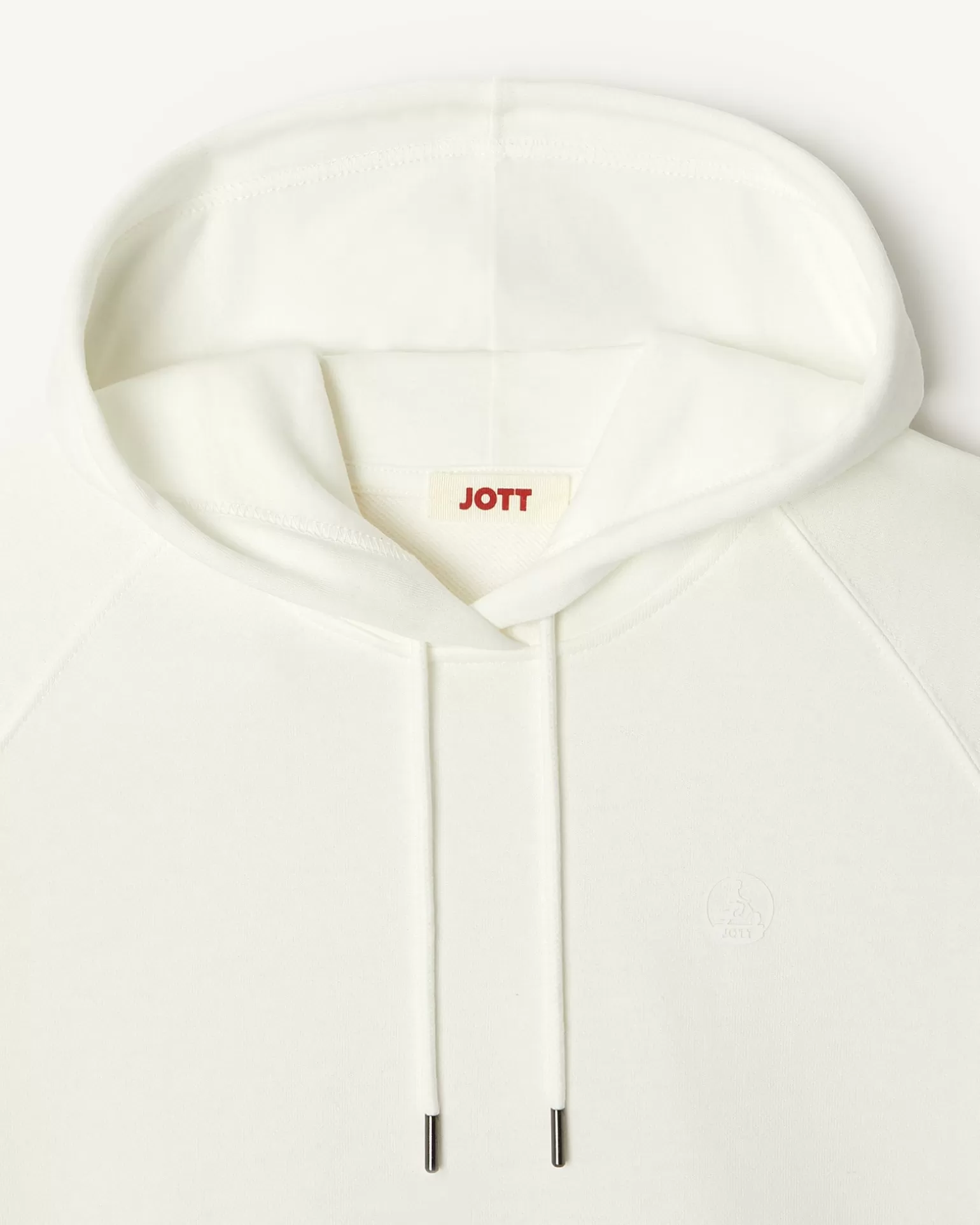 Vêtements*JOTT Sweat Molleton A Capuche Femme En Coton Biologique Blanc Monteria 901 Blanc