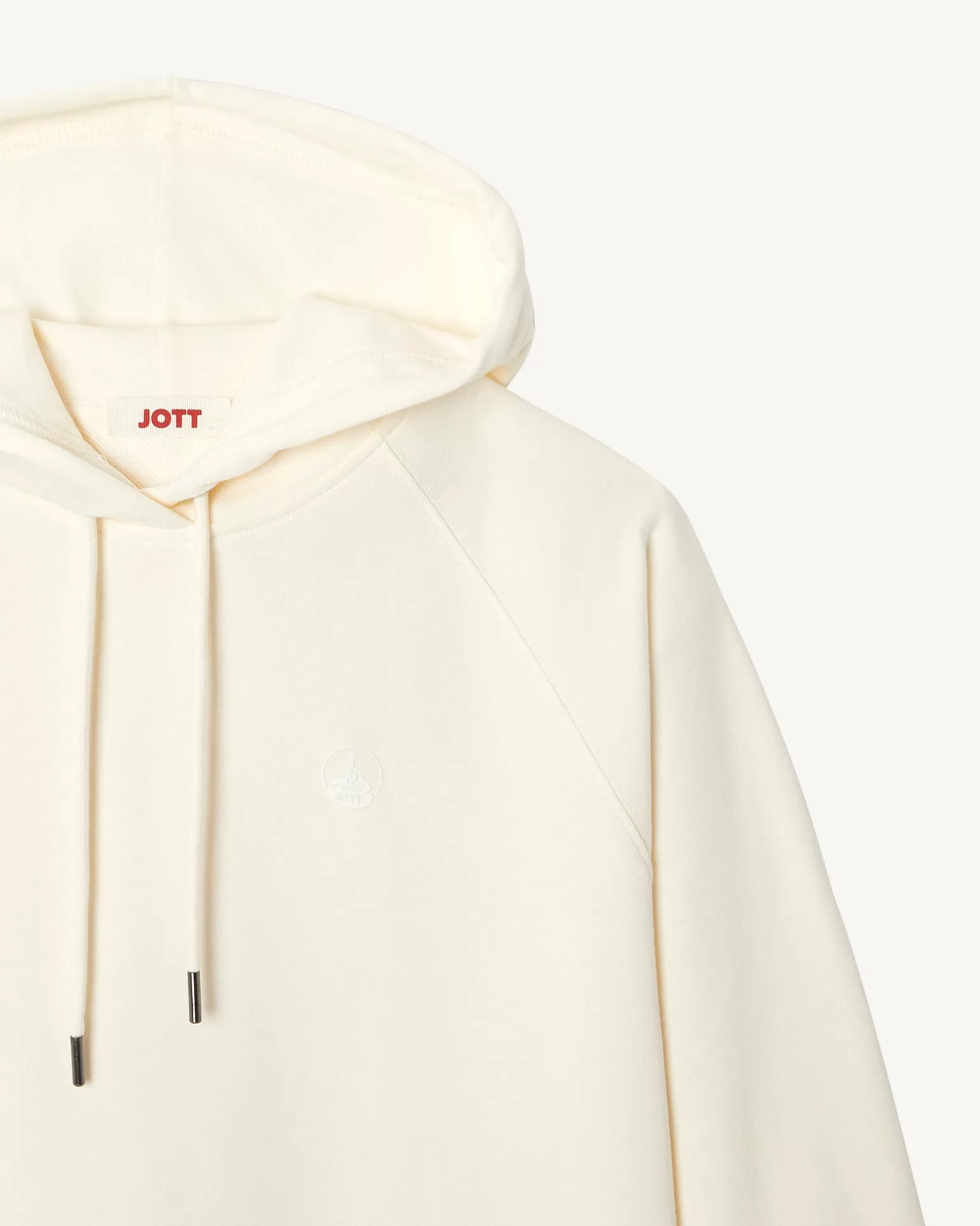 Vêtements*JOTT Sweat Molleton A Capuche Femme En Coton Biologique Ecru Monteria 895 Off-White