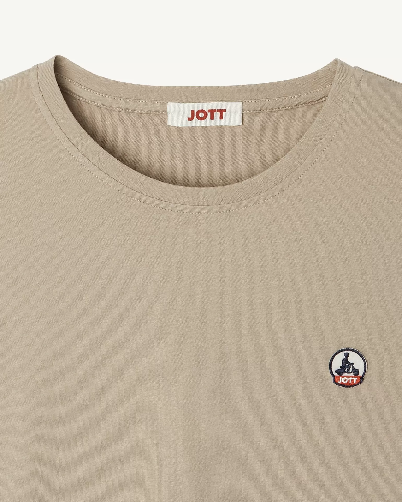 Vêtements*JOTT T-Shirt A Col Rond Femme En Coton Biologique Beige Rosas 804 Beige