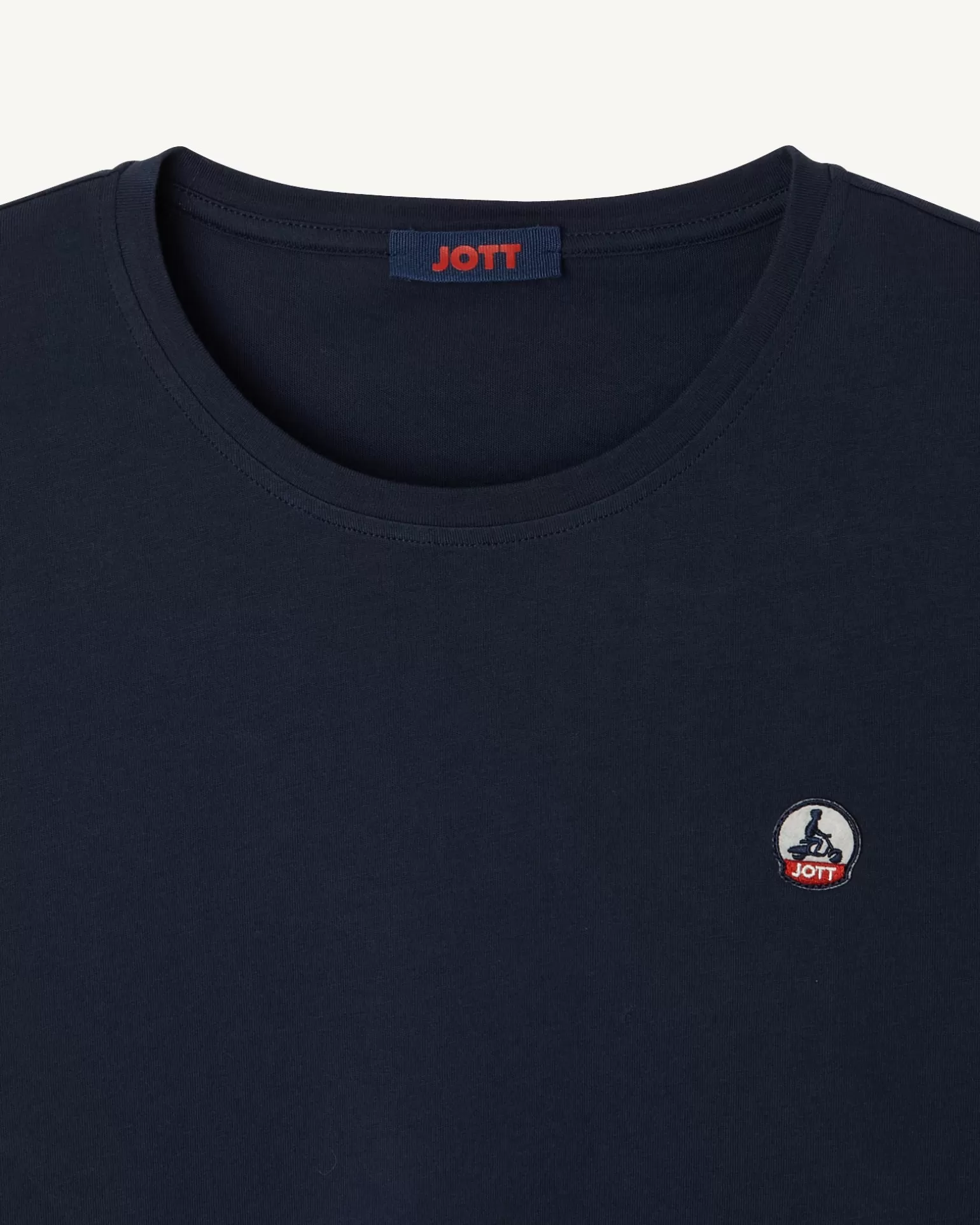 Vêtements*JOTT T-Shirt A Col Rond Femme En Coton Biologique Marine Rosas 104 Navy