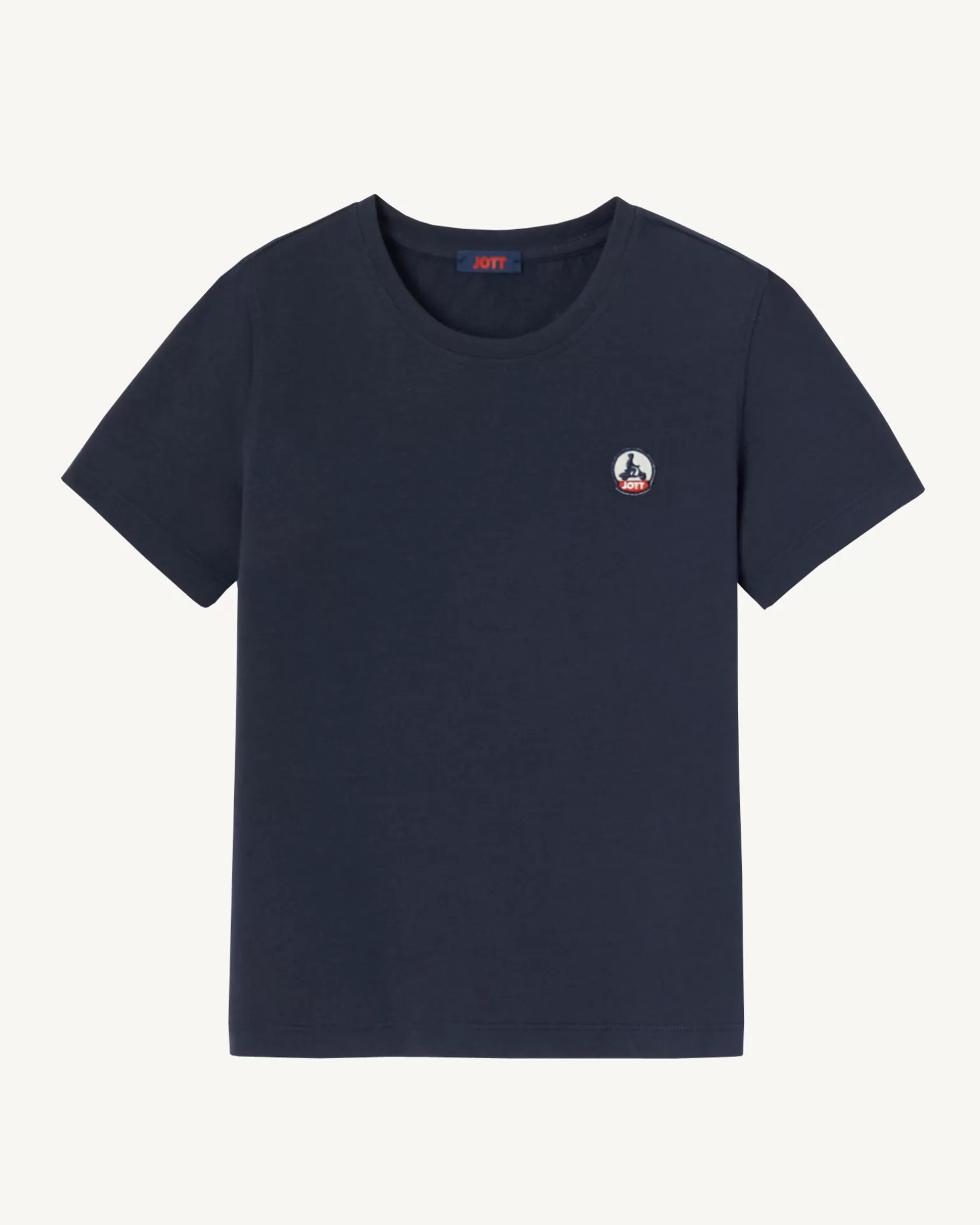 Vêtements*JOTT T-Shirt Enfant En Coton Biologique Col Rond Marine Rio 104 Navy