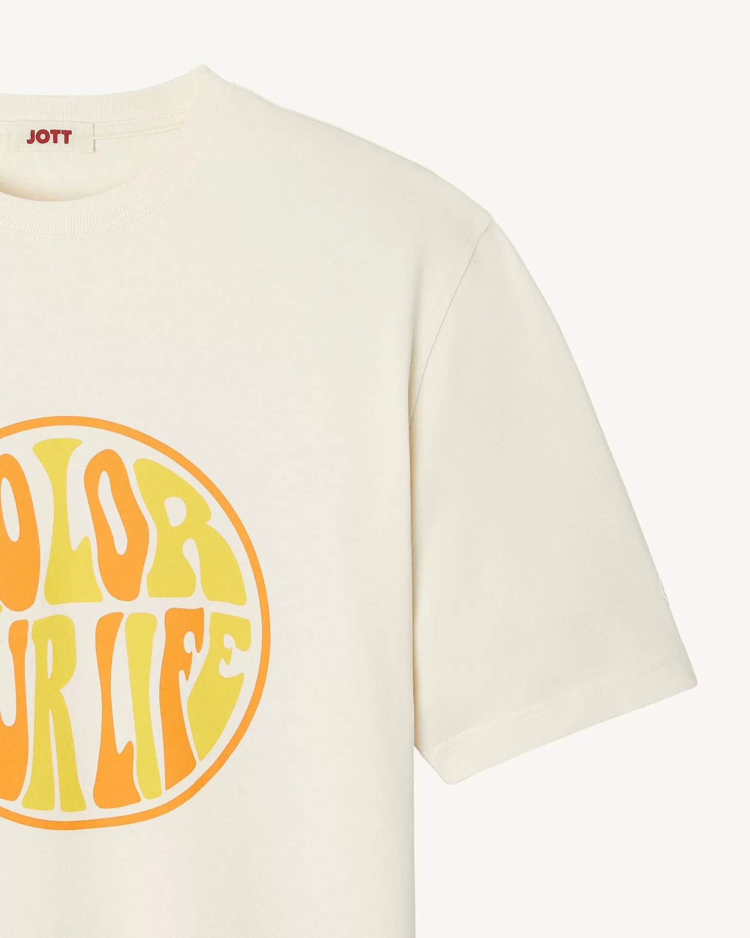 Vêtements*JOTT T-Shirt Femme En Coton Biologique Ecru Adela 895 Off-White