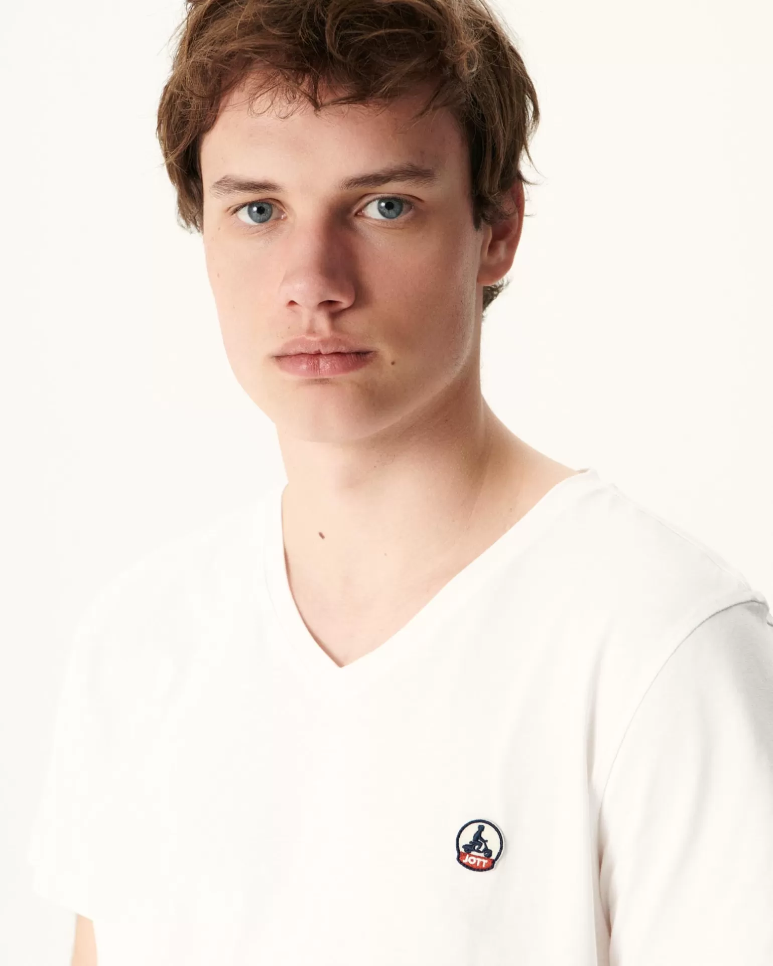 Vêtements*JOTT T-Shirt Homme En Coton Biologique Blanc Benito 901 Blanc