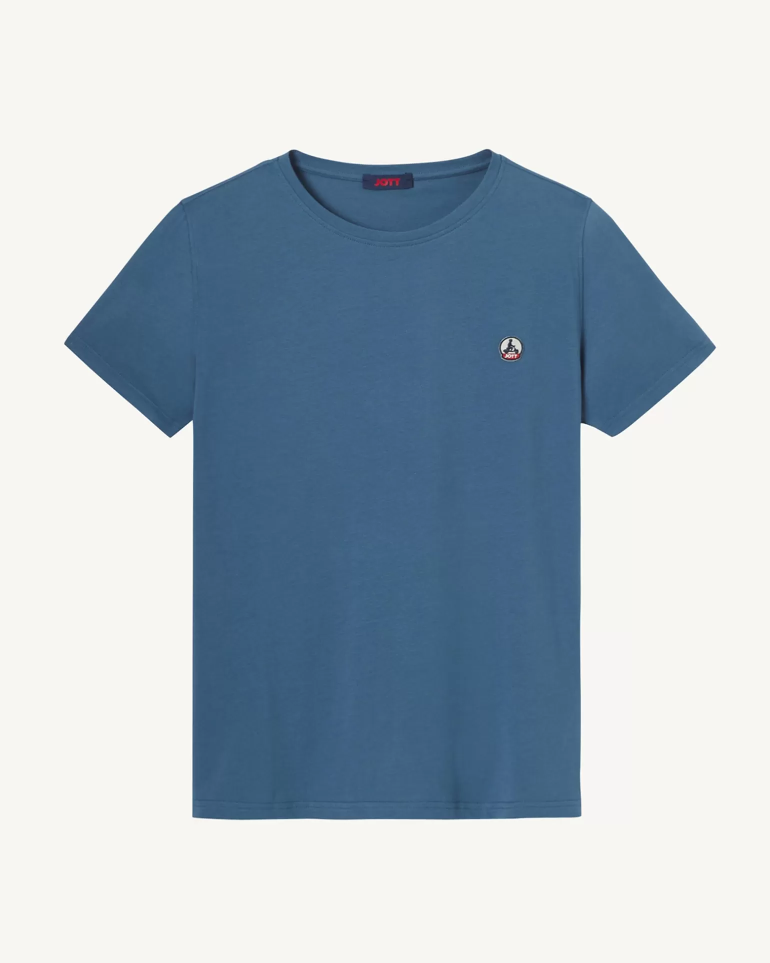 Vêtements*JOTT T-Shirt Homme En Coton Biologique Bleu Jeans Pietro 140 Blue Jeans