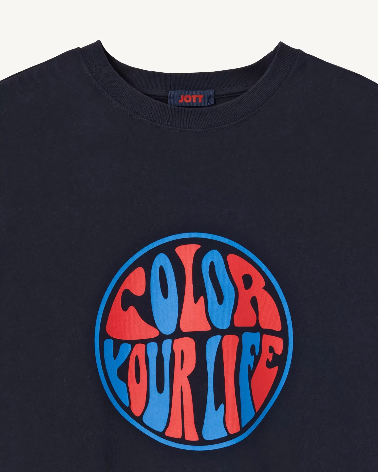 Vêtements*JOTT T-Shirt Homme En Coton Biologique Marine Leo 104 Navy