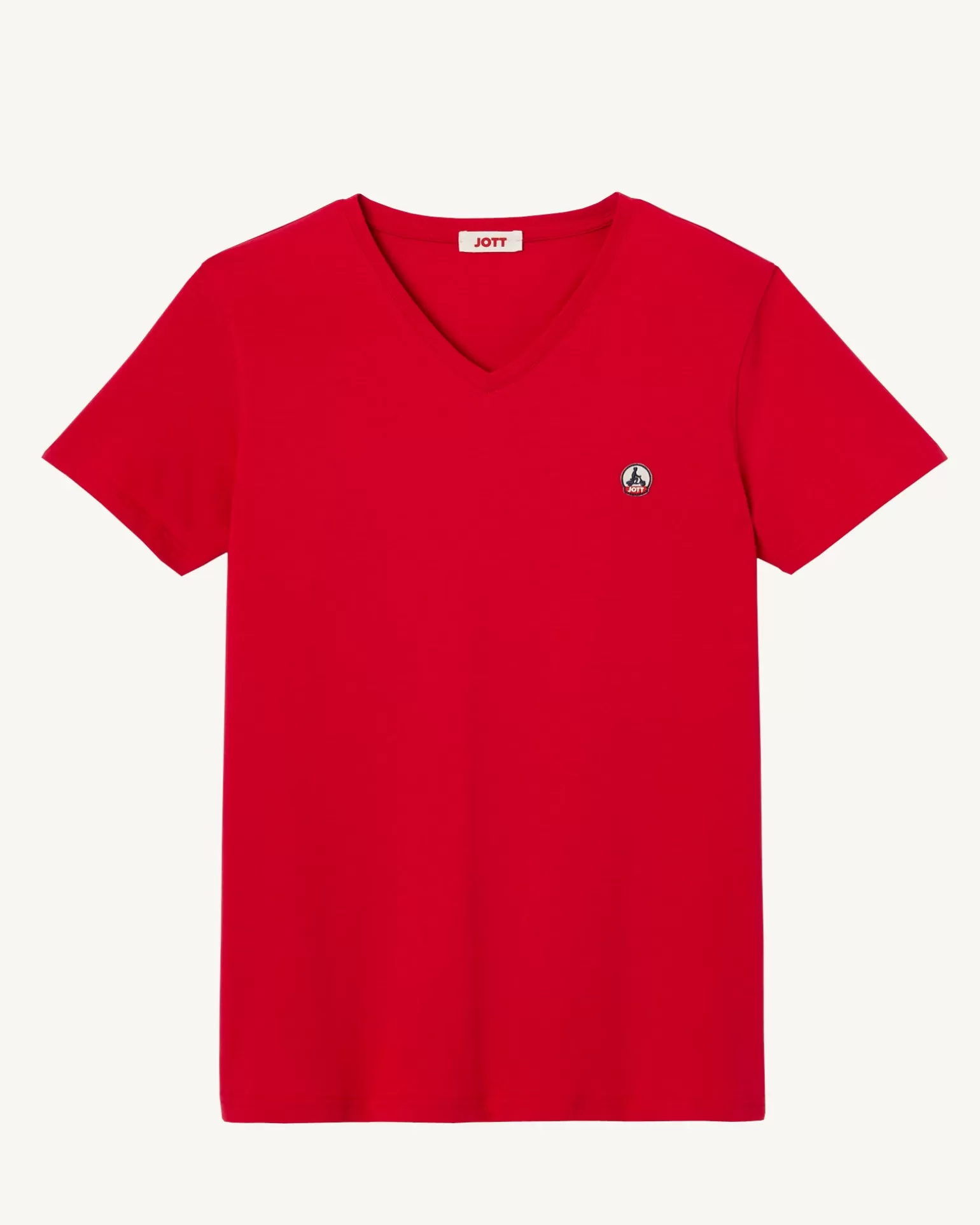 Vêtements*JOTT T-Shirt Homme En Coton Biologique Rouge Benito 300 Red