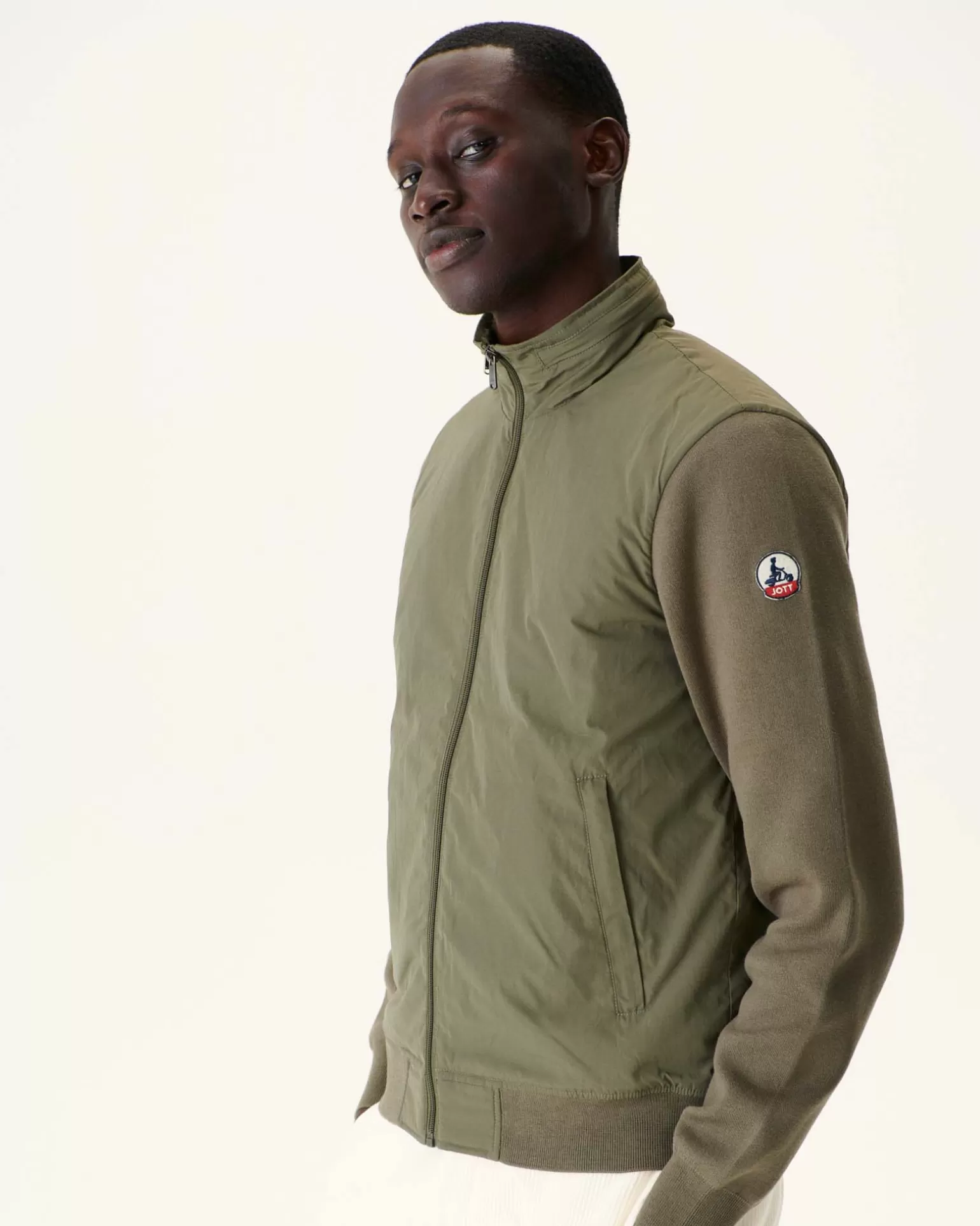 Doudounes & Vestes*JOTT Veste A Capuche Bi-Matiere Army Bardenas 255 Army