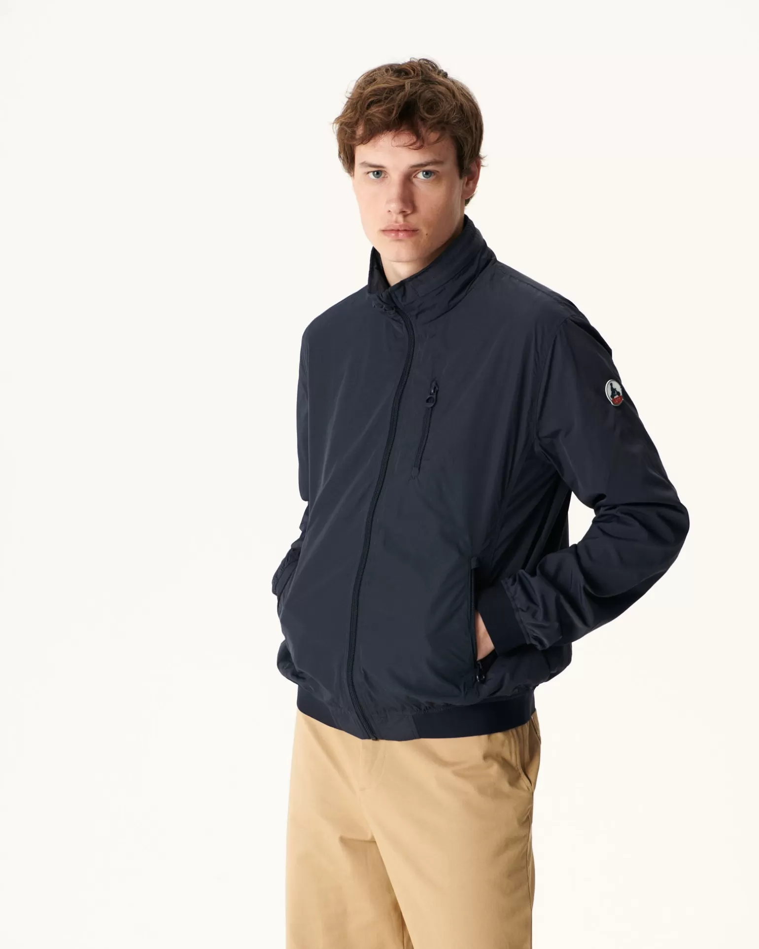 Doudounes & Vestes*JOTT Veste A Capuche Pochonnable Marine Oregon 104 Navy