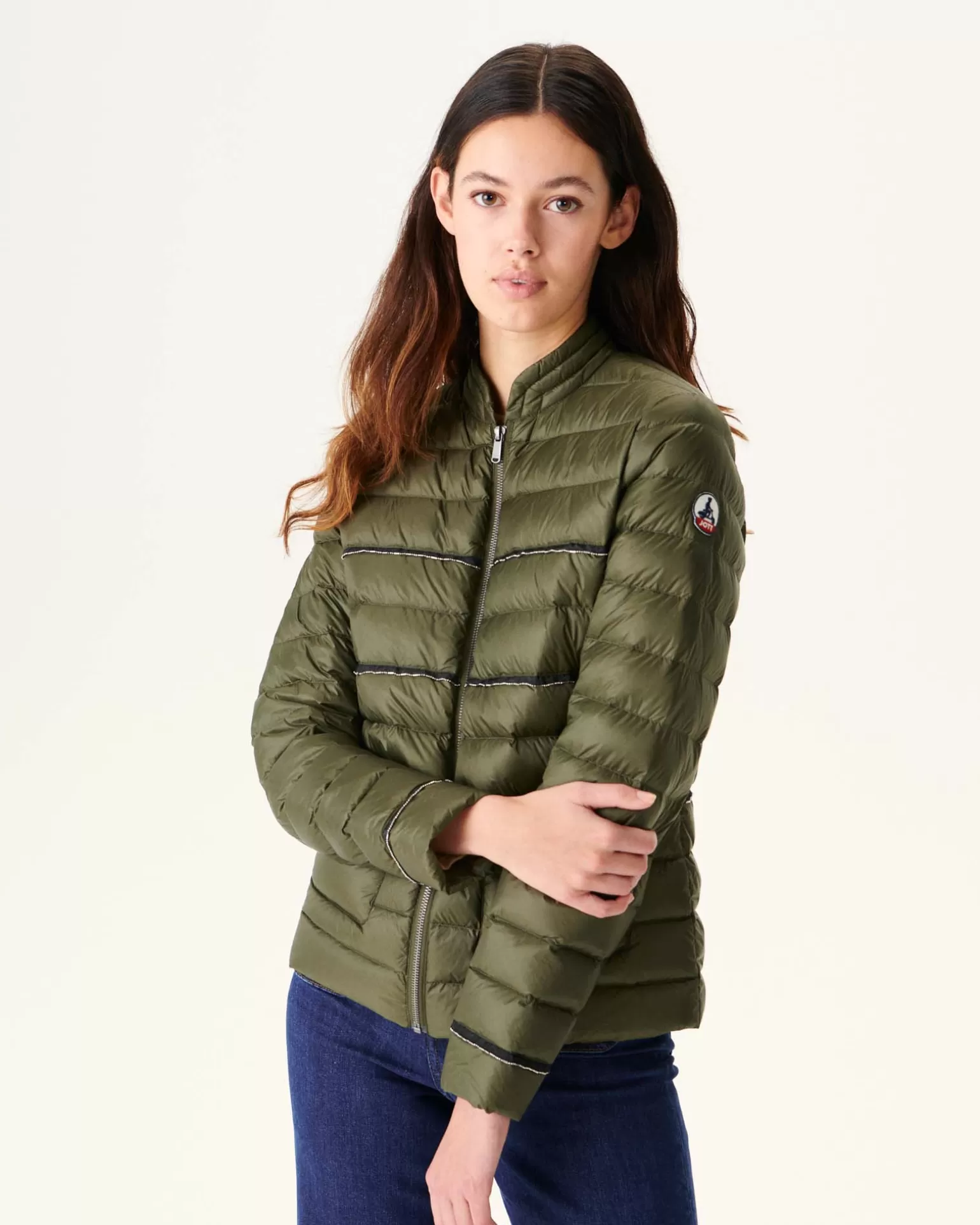 Doudounes & Vestes*JOTT Veste Courte Legere Army Andorra 255 Army