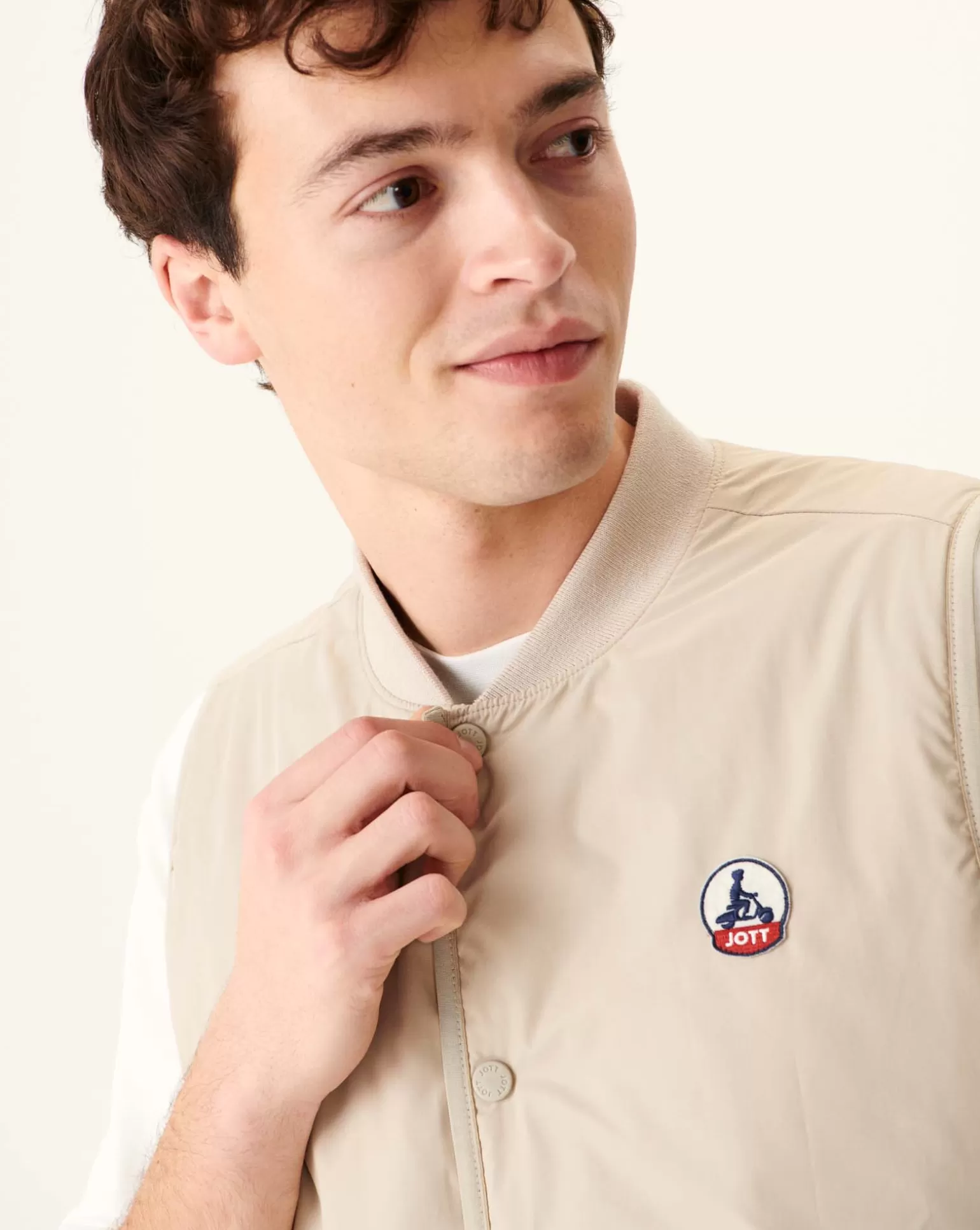 Doudounes & Vestes*JOTT Veste Sans Manches Beige Roskilde 804 Beige