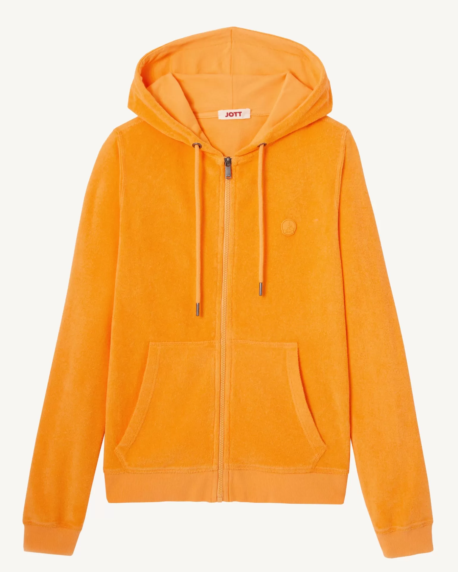 Vêtements*JOTT Veste Zipee Eponge Abricot Corail 728 Apricot
