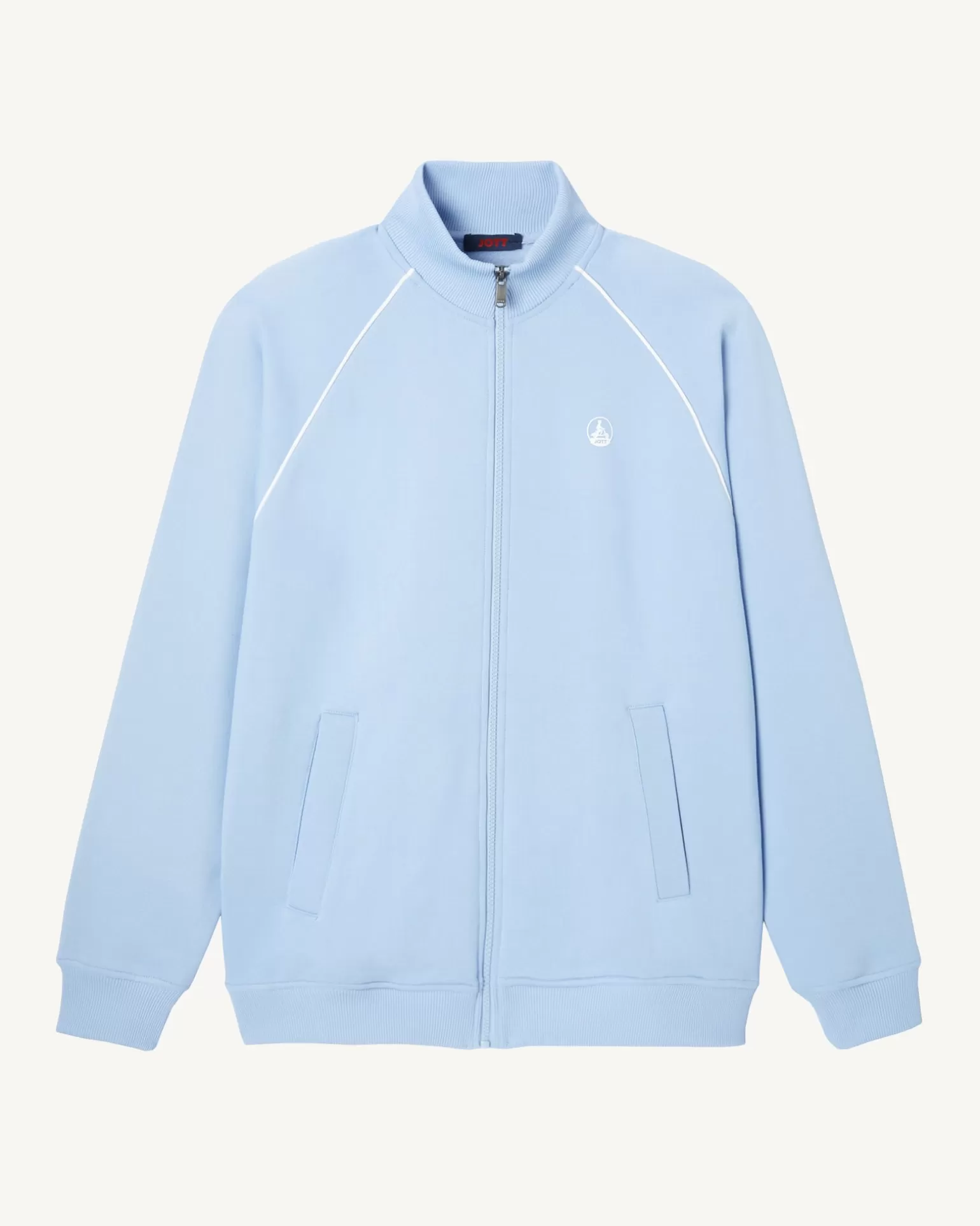 Vêtements*JOTT Veste Zipee Homme En Coton Biologique Bleu Clair Craig 180 Soft Blue
