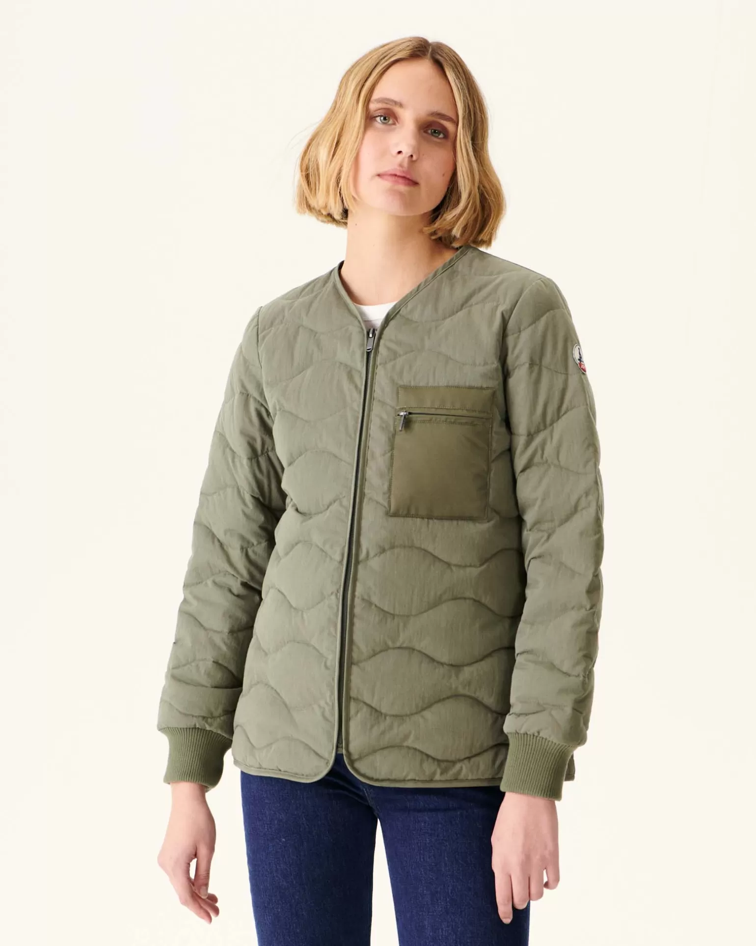 Doudounes & Vestes*JOTT Veste Zippee Col V Army Alexia 255 Army