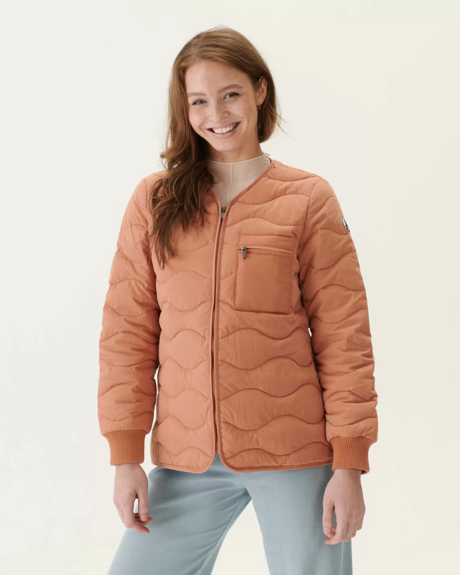 Doudounes & Vestes*JOTT Veste Zippee Col V Camel Alexia 839 Camel