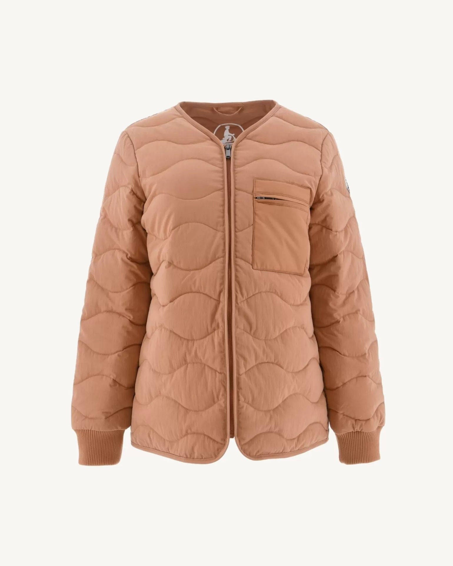 Doudounes & Vestes*JOTT Veste Zippee Col V Camel Alexia 839 Camel