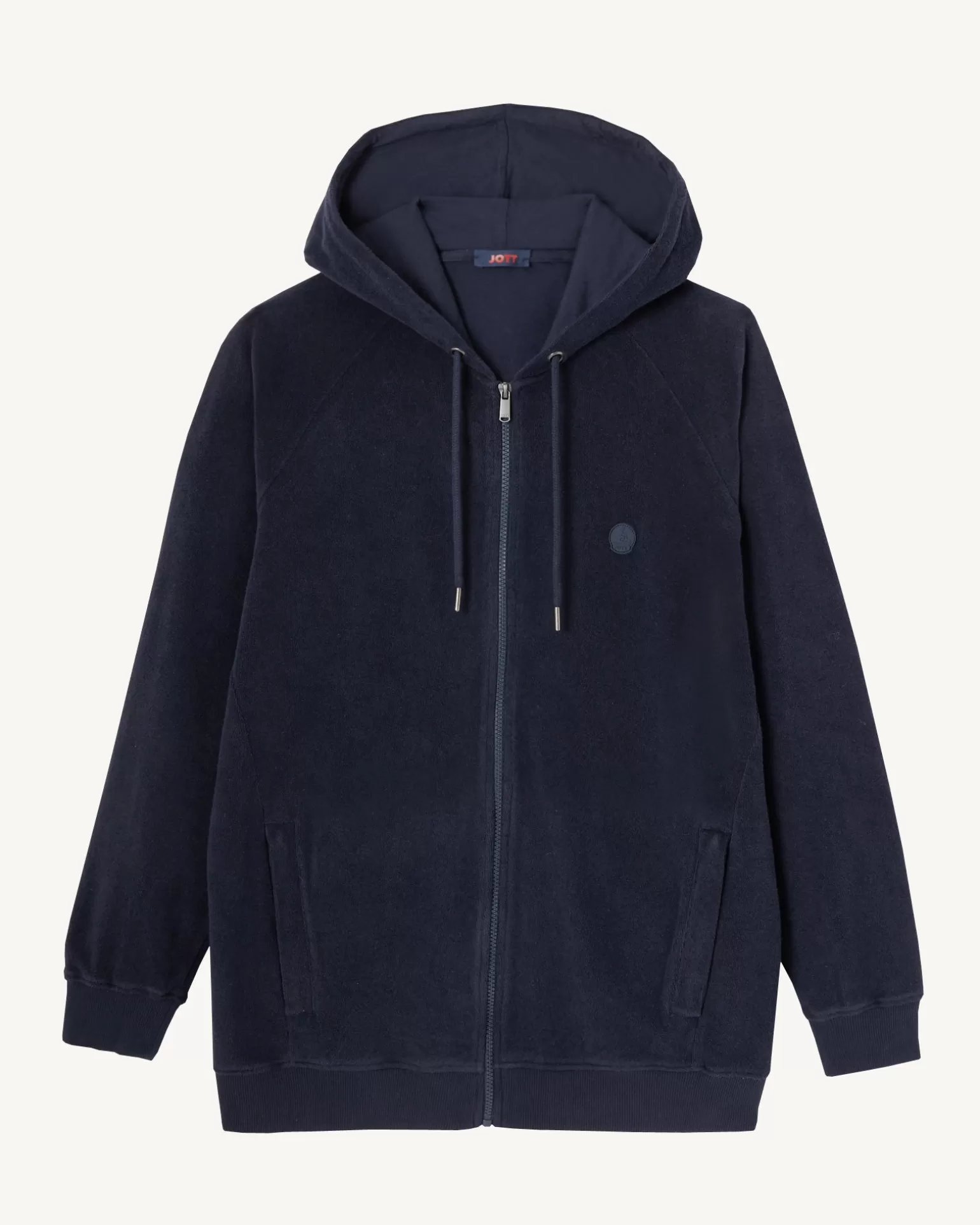 Vêtements*JOTT Veste Zippee Eponge A Capuche Marine Nazare 104 Navy