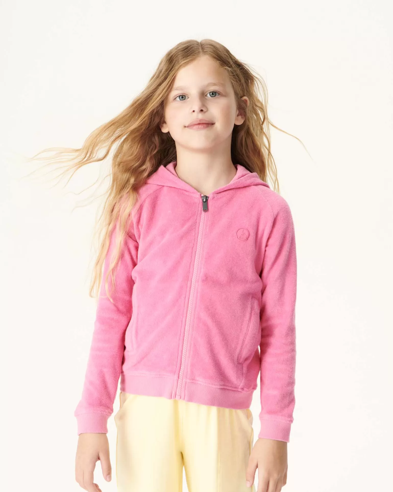 Vêtements*JOTT Veste Zippee Eponge Rose Intense Enfant Volta 457 Wild Rose