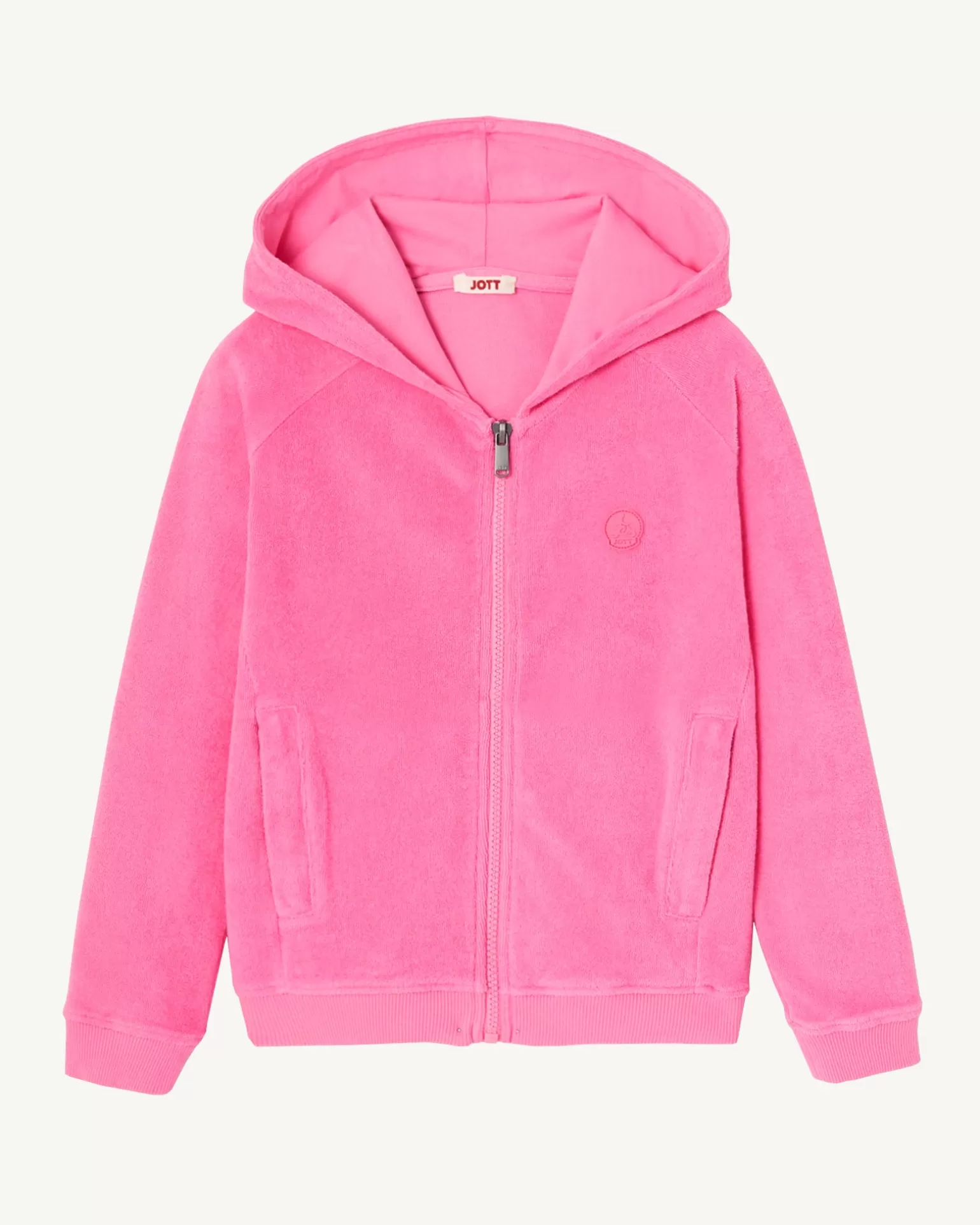 Vêtements*JOTT Veste Zippee Eponge Rose Intense Enfant Volta 457 Wild Rose