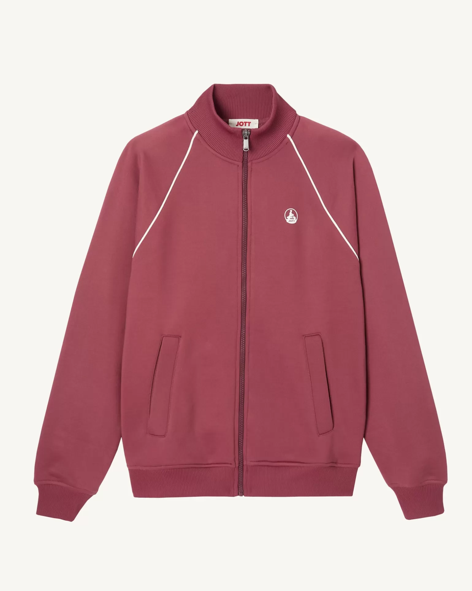 Vêtements*JOTT Veste Zippee Femme En Coton Biologique Bordeaux Rocha 330 Burgundy